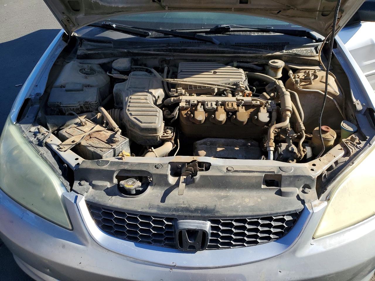 2005 Honda Civic Lx Серебряный vin: 2HGES16505H623681