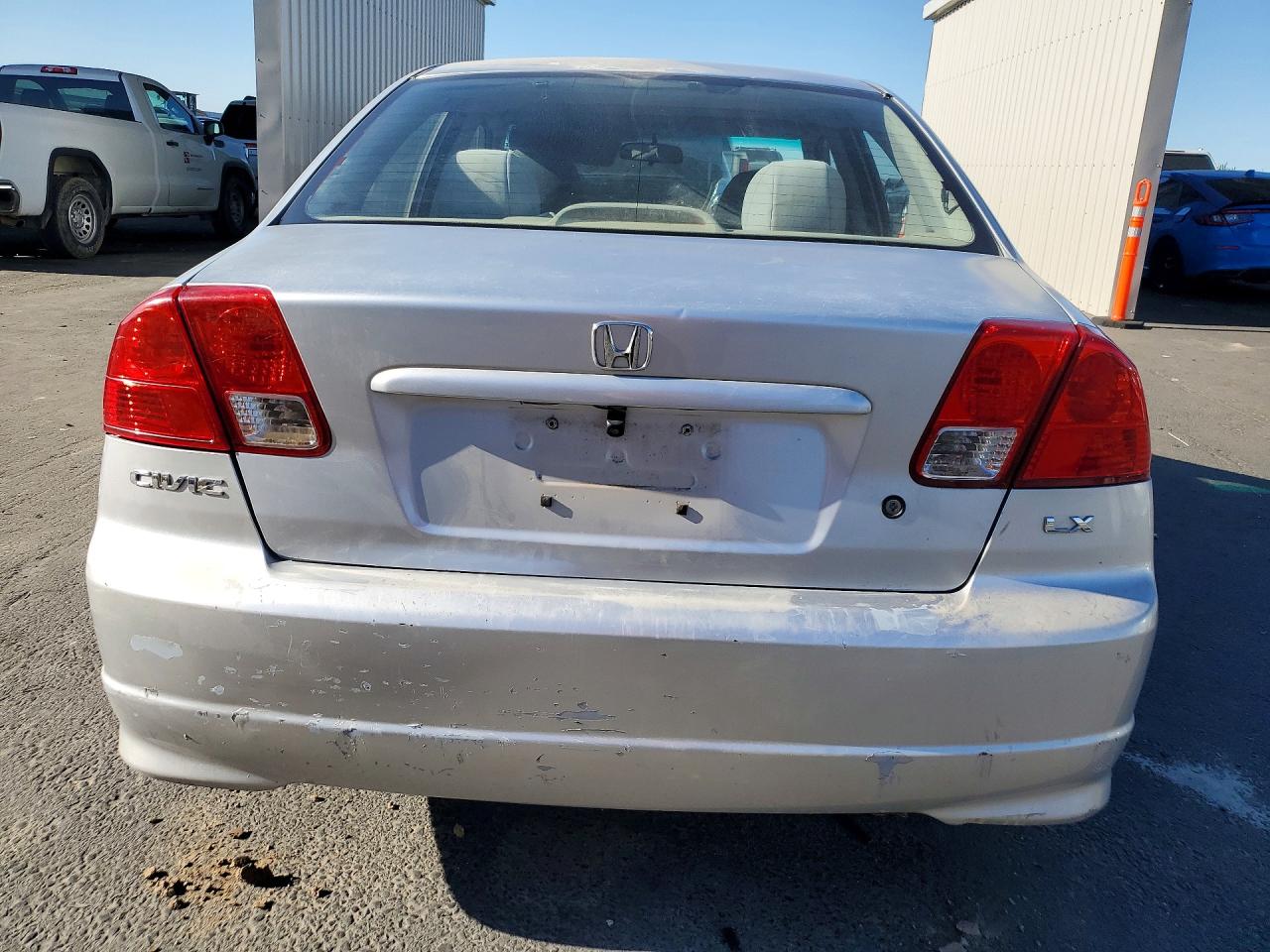 2005 Honda Civic Lx Серебряный vin: 2HGES16505H623681