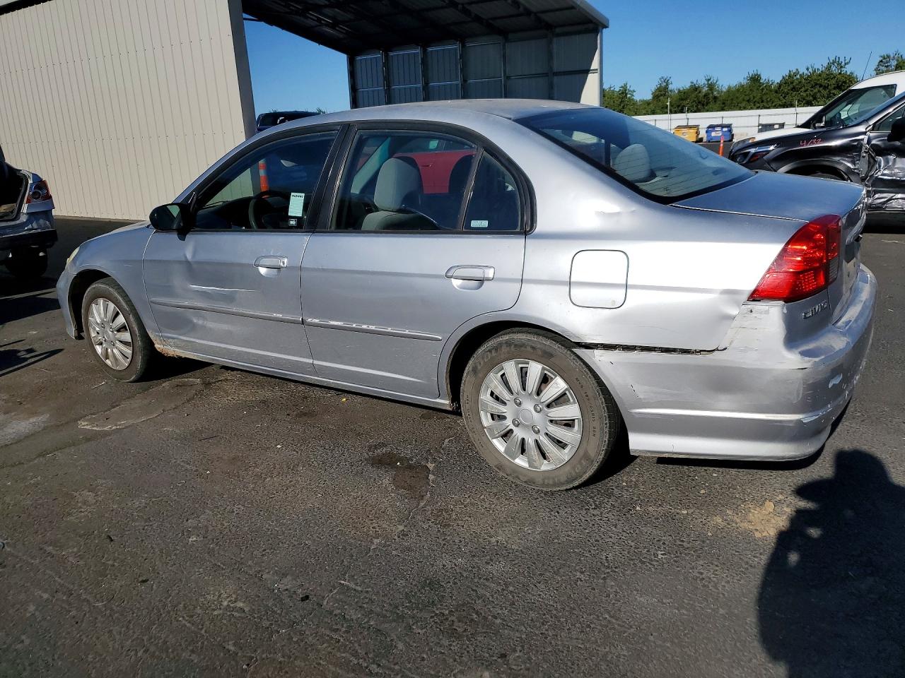 2005 Honda Civic Lx Серебряный vin: 2HGES16505H623681