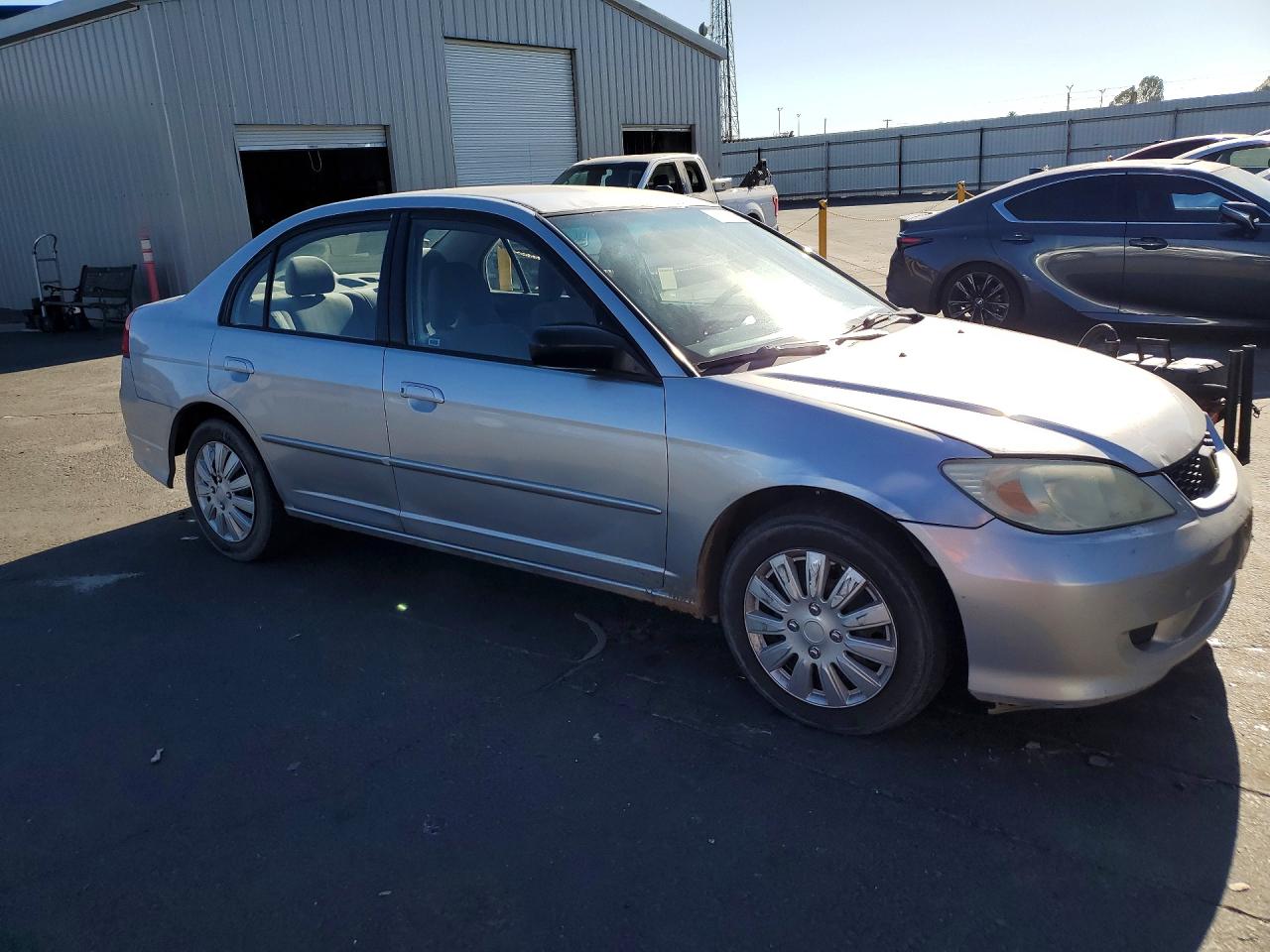 2005 Honda Civic Lx Серебряный vin: 2HGES16505H623681