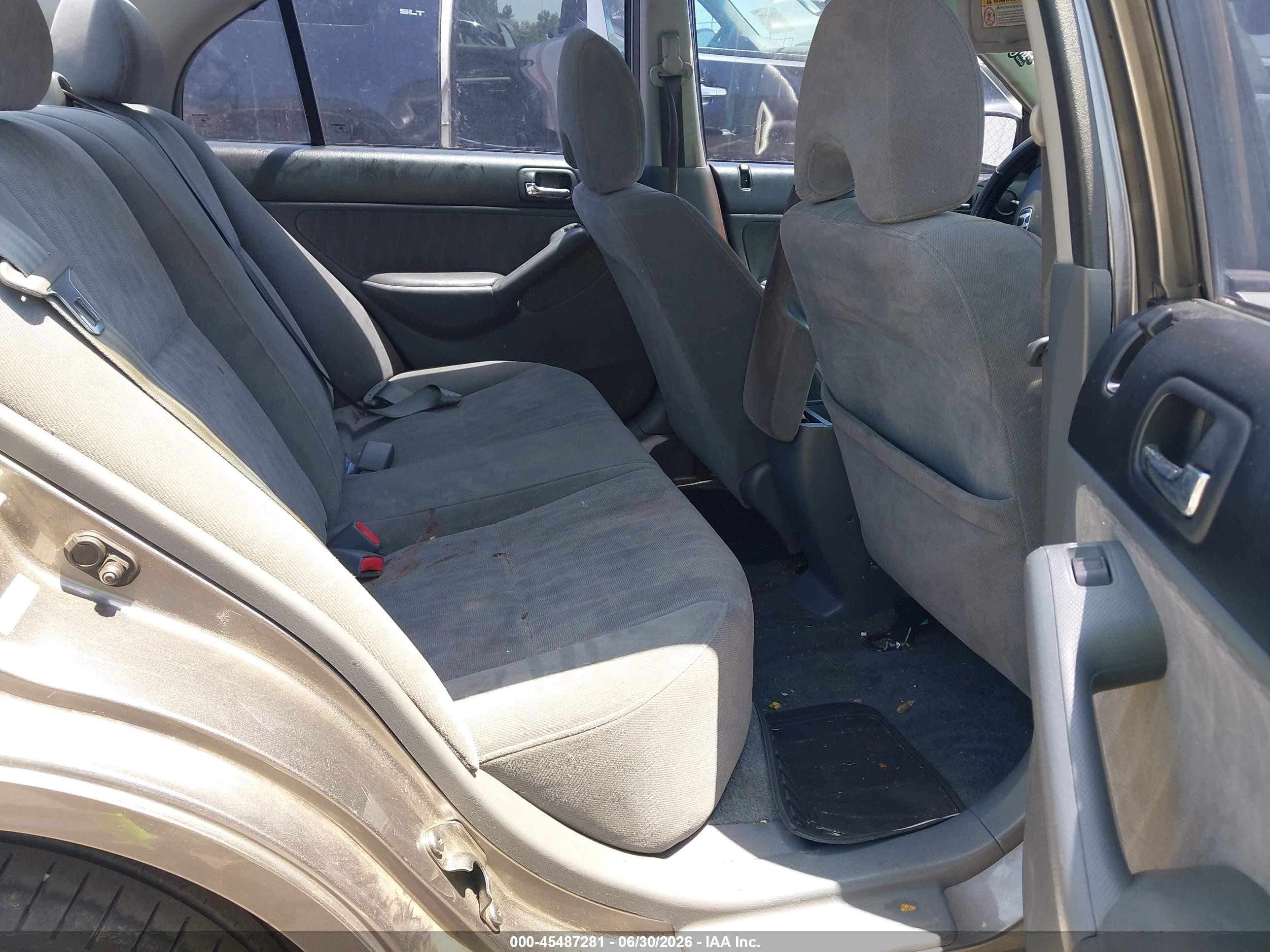 2005 Honda Civic Lx Gray vin: 2HGES16505H628993