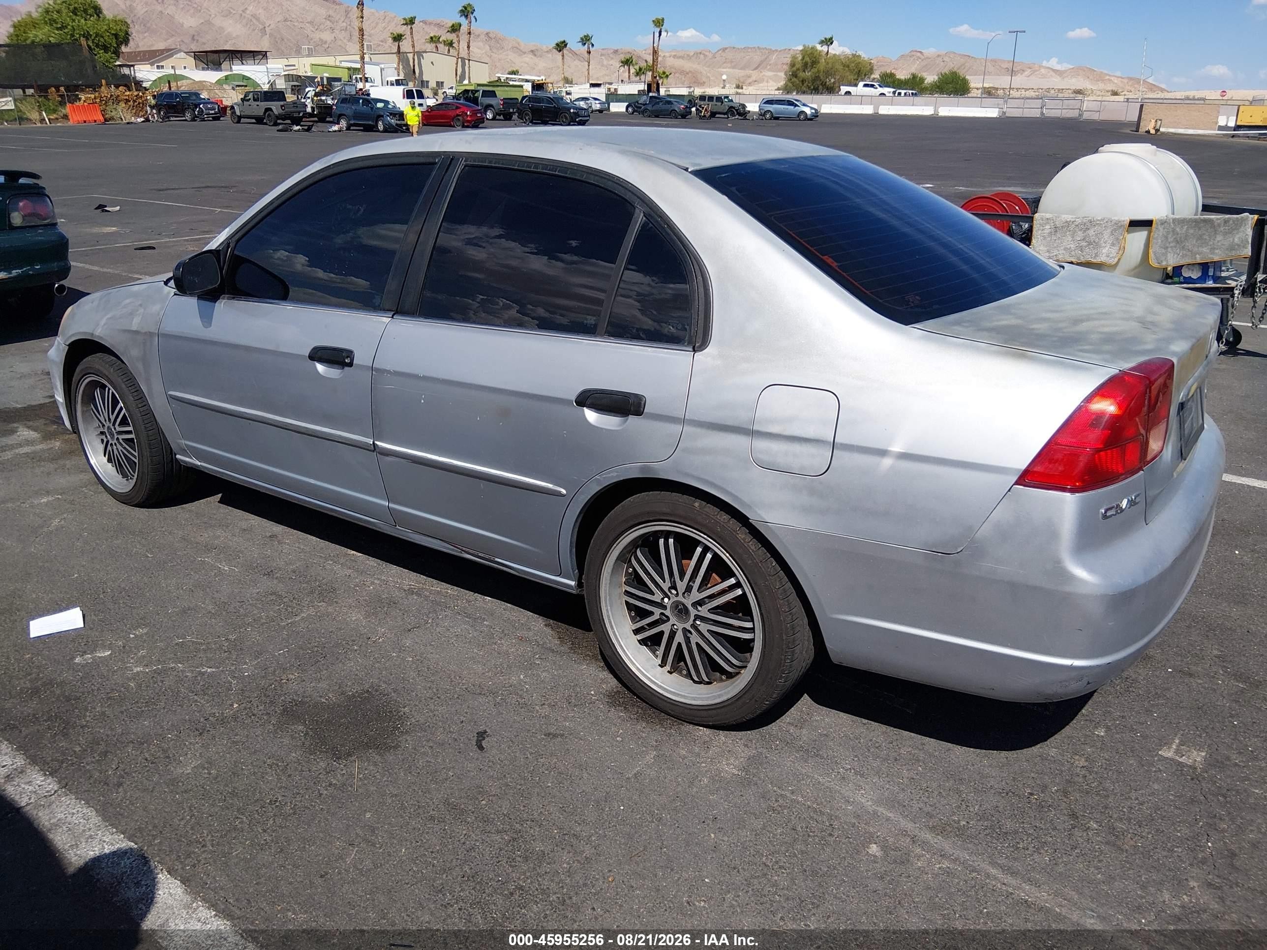 2001 Honda Civic Lx Silver vin: 2HGES16511H518755