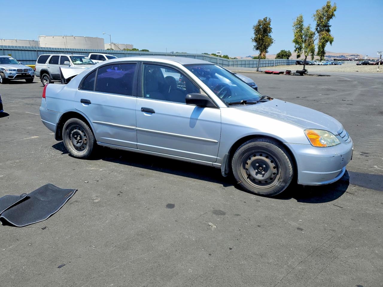 2001 Honda Civic Lx Silver vin: 2HGES16511H596078