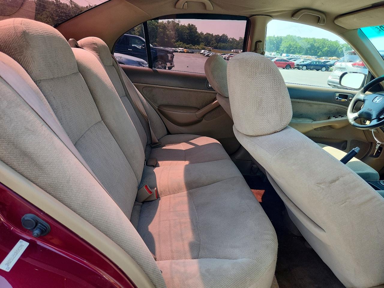 2002 Honda Civic Lx Red vin: 2HGES16512H545598