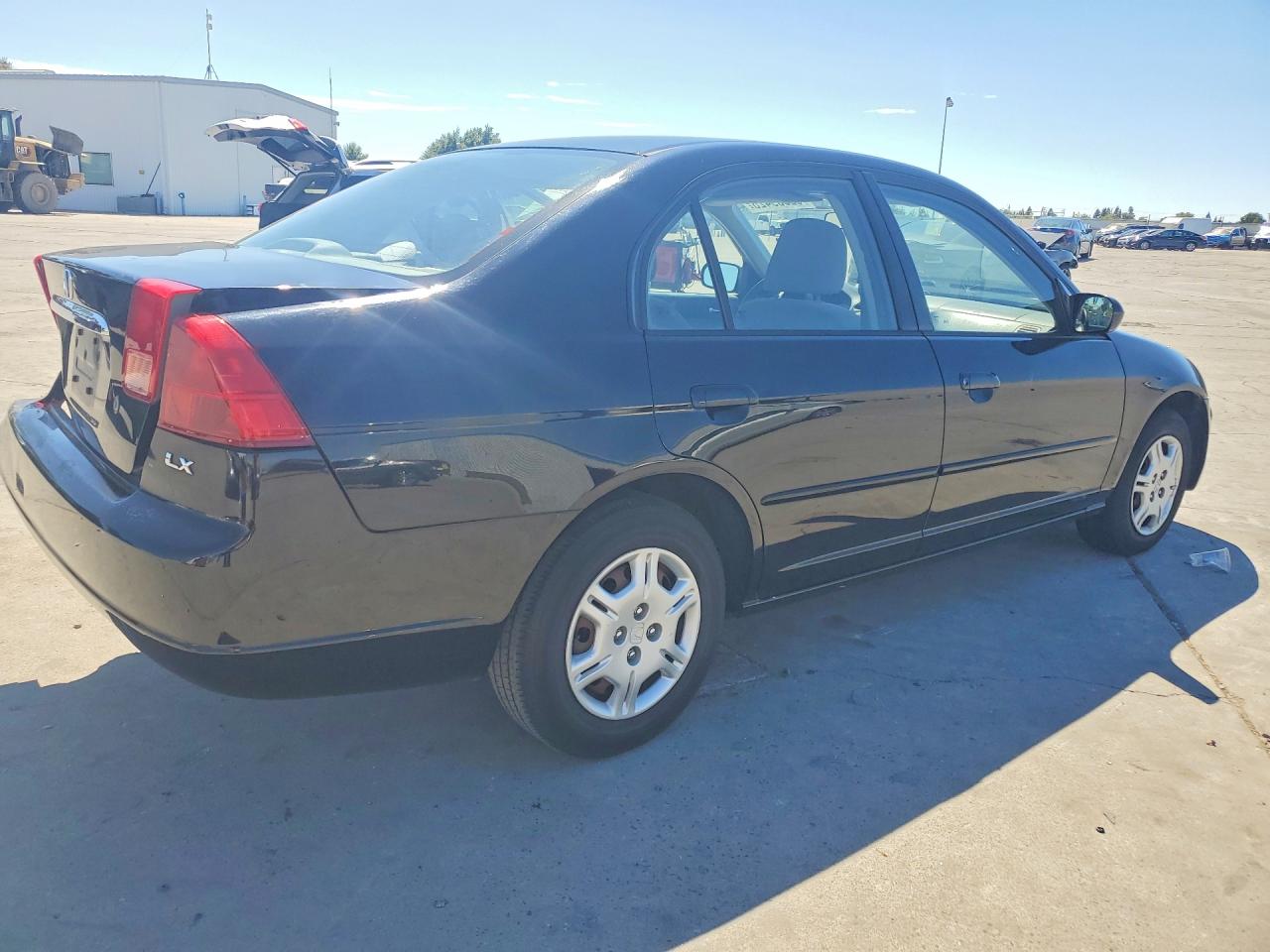 2002 Honda Civic Lx Black vin: 2HGES16512H580481