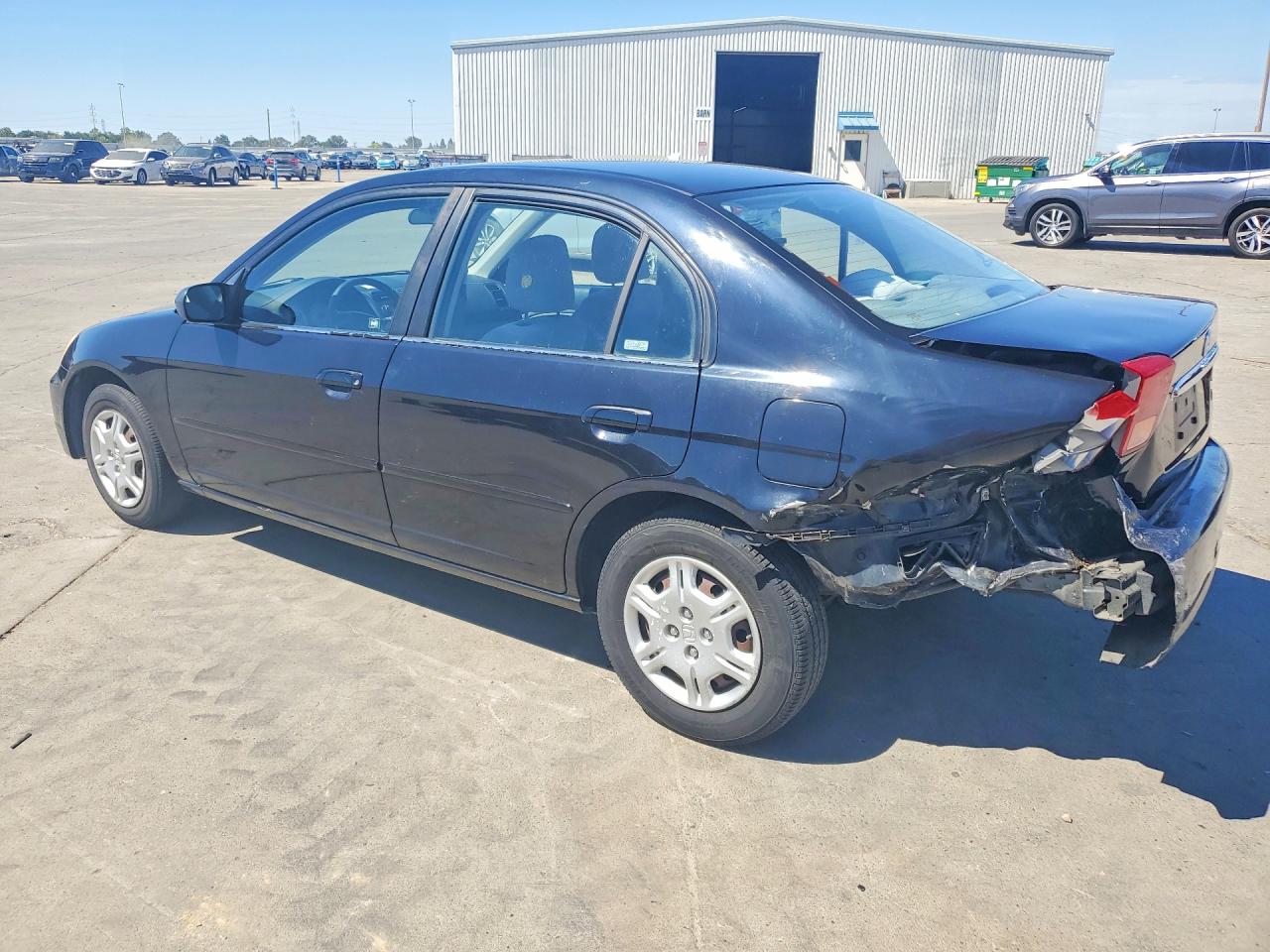 2002 Honda Civic Lx Black vin: 2HGES16512H580481