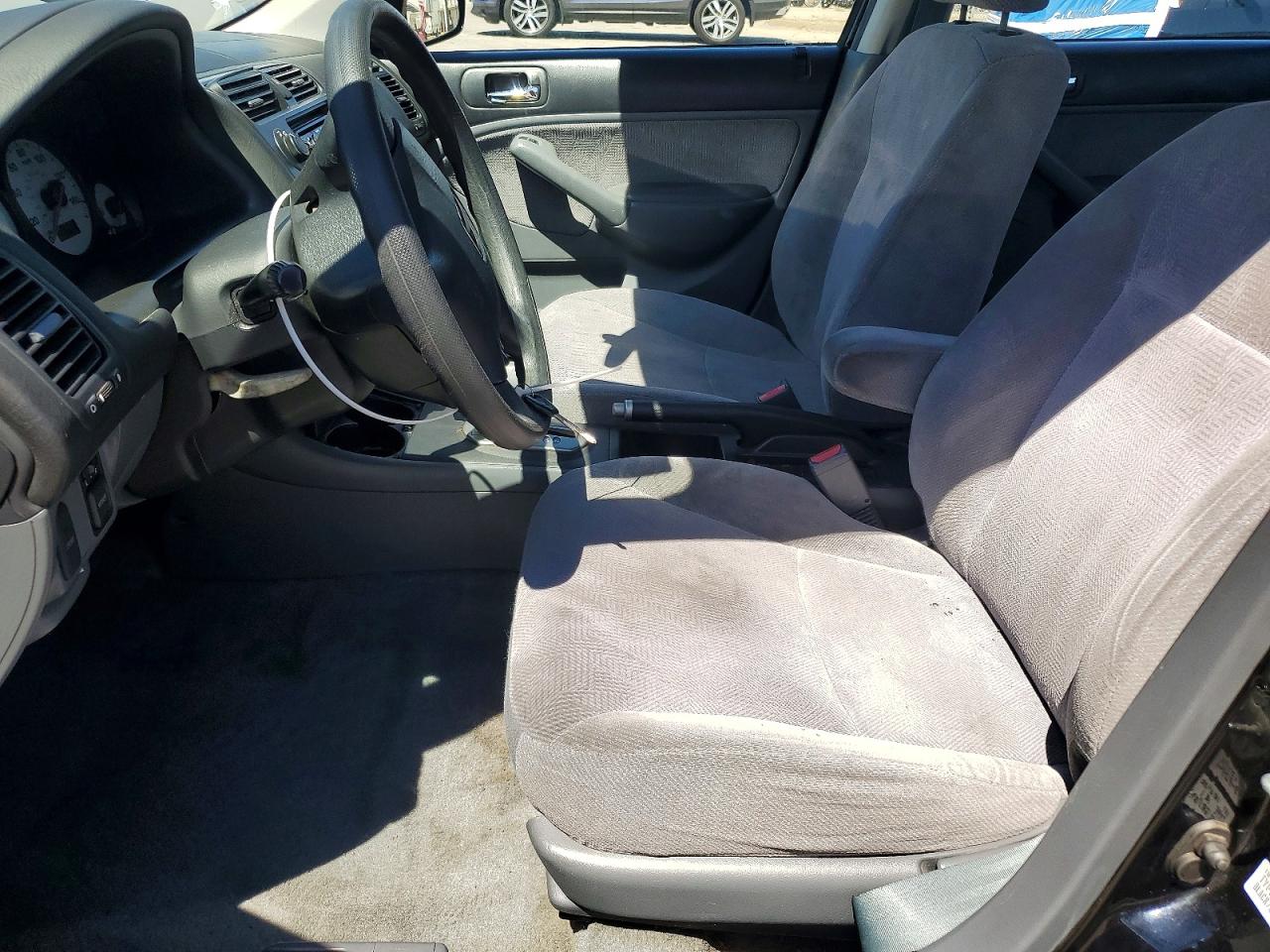2002 Honda Civic Lx Black vin: 2HGES16512H580481