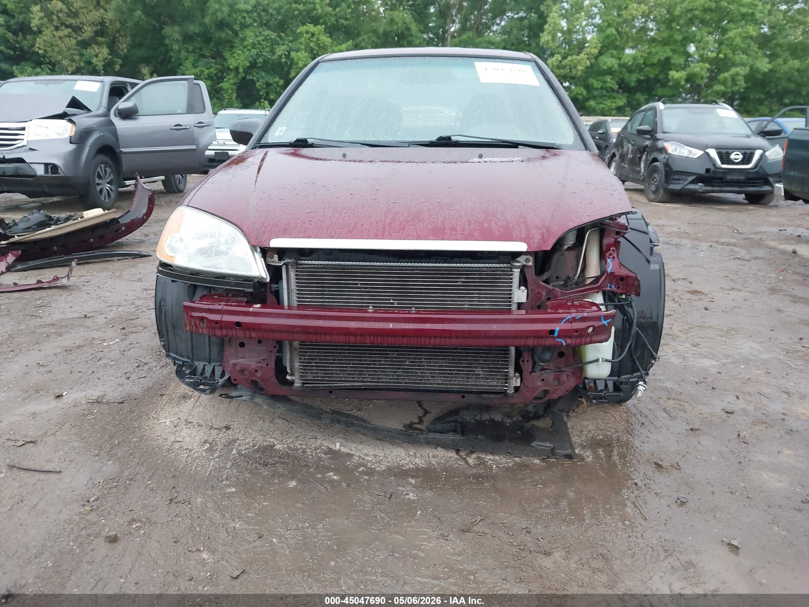 2003 Honda Civic Lx Темно-бордовый vin: 2HGES16513H553086