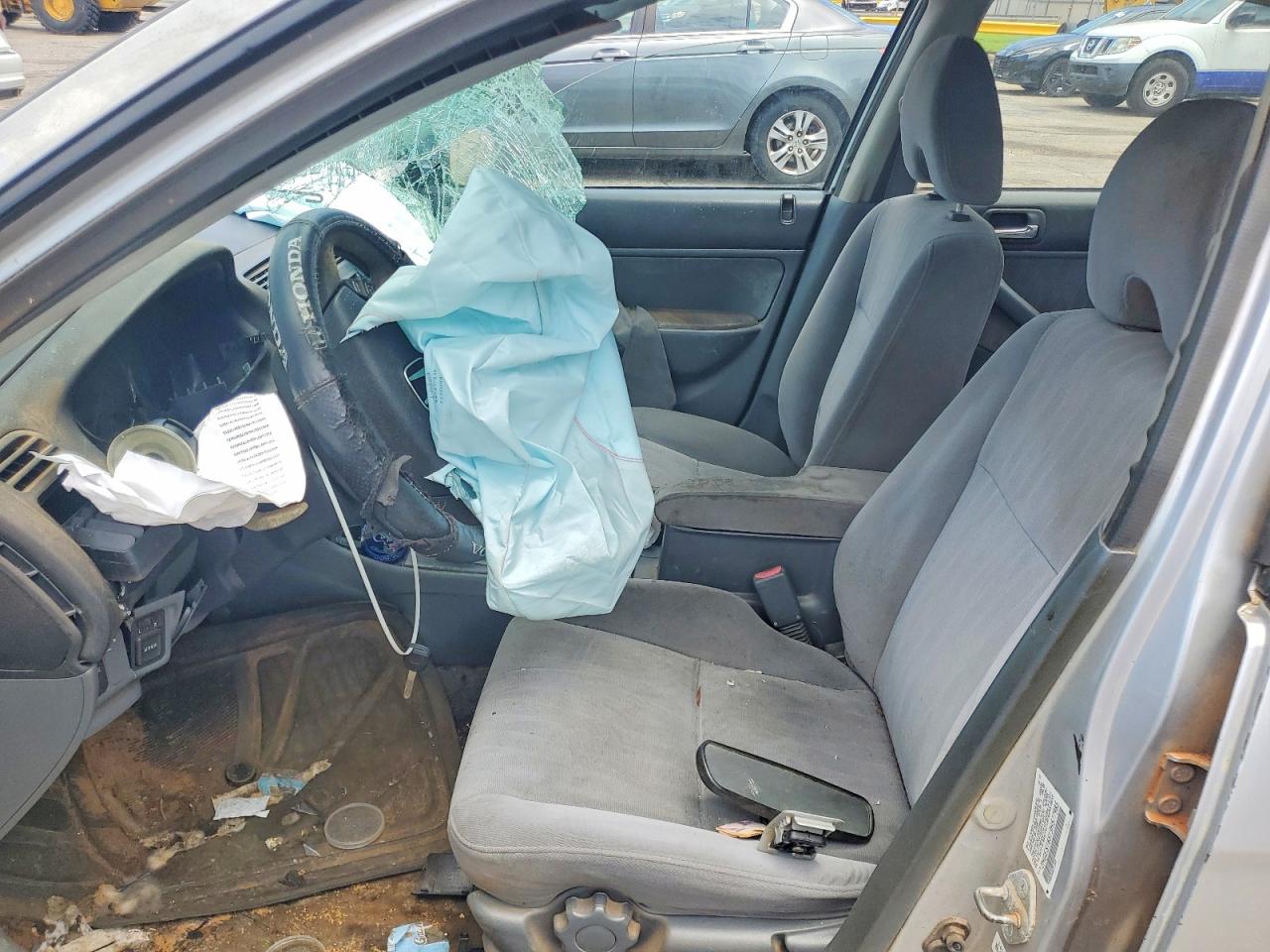 2003 Honda Civic Lx Silver vin: 2HGES16513H577985