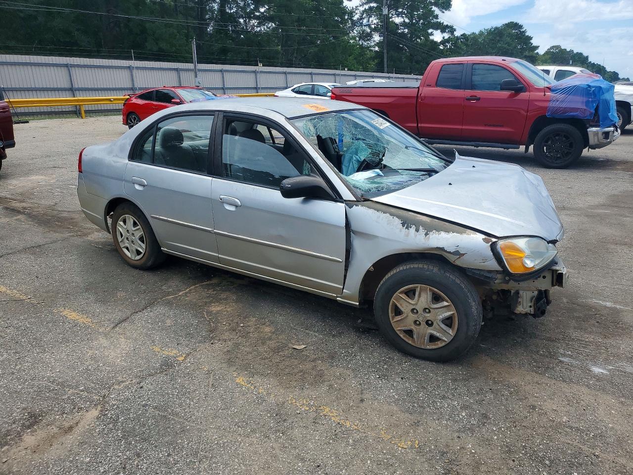 2003 Honda Civic Lx Silver vin: 2HGES16513H577985