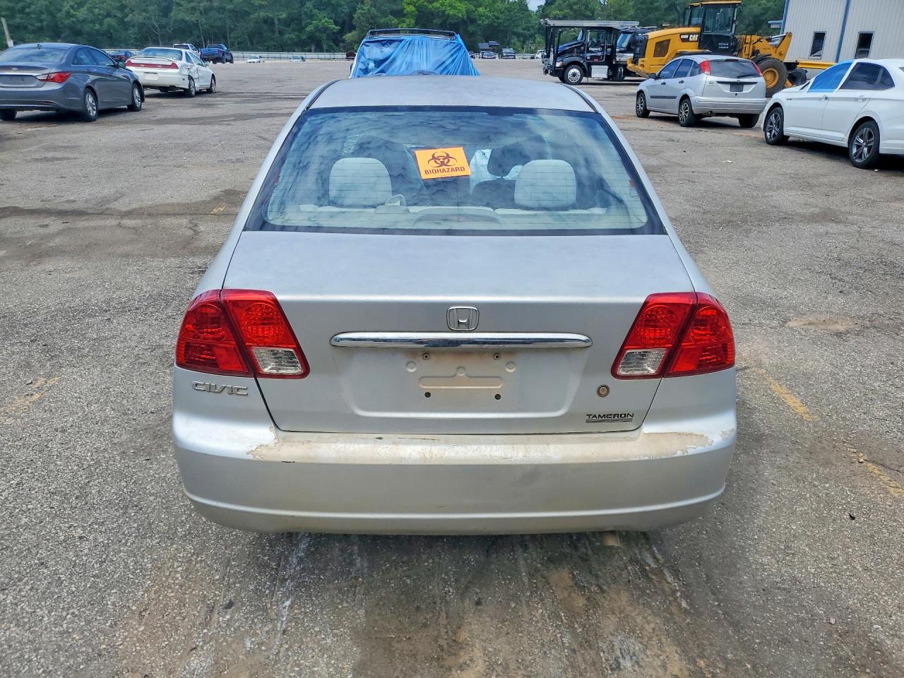 2003 Honda Civic Lx Silver vin: 2HGES16513H577985
