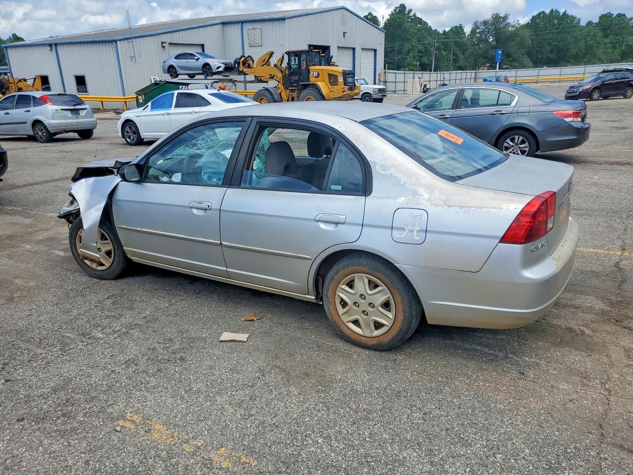 2003 Honda Civic Lx Silver vin: 2HGES16513H577985