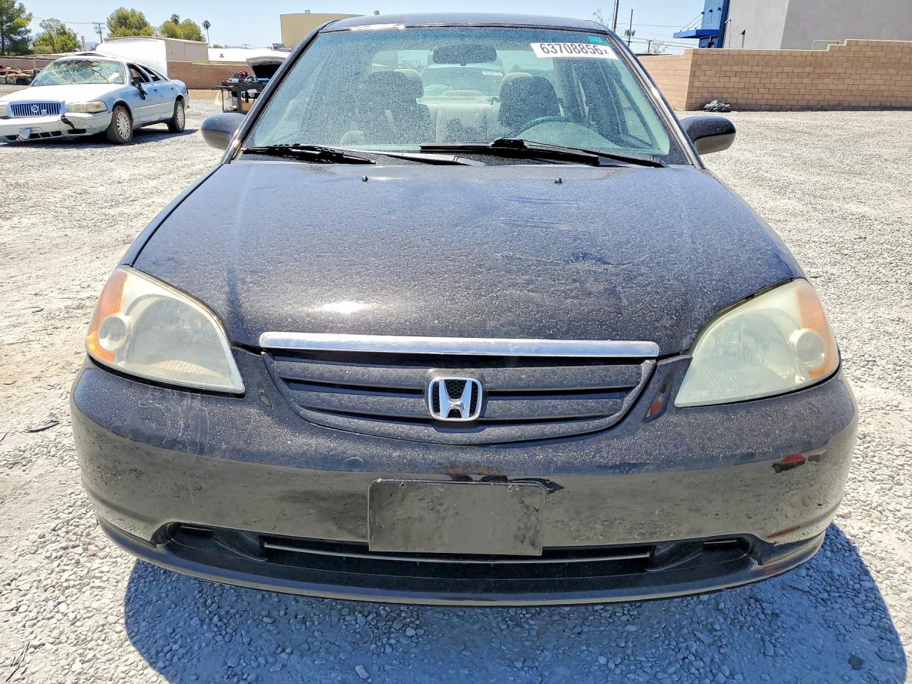 2003 Honda Civic Lx Black vin: 2HGES16513H615134