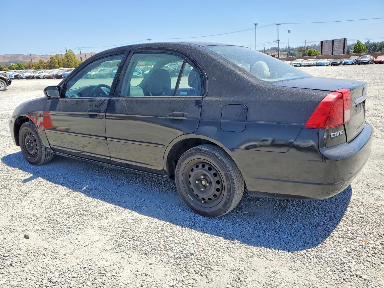 2003 Honda Civic Lx Black vin: 2HGES16513H615134