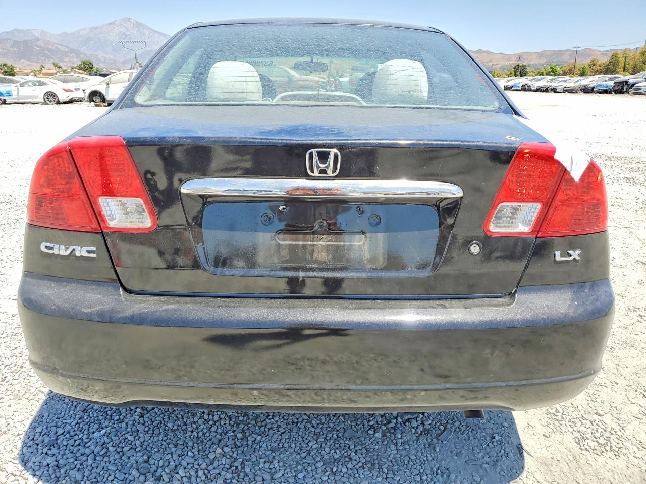 2003 Honda Civic Lx Black vin: 2HGES16513H615134