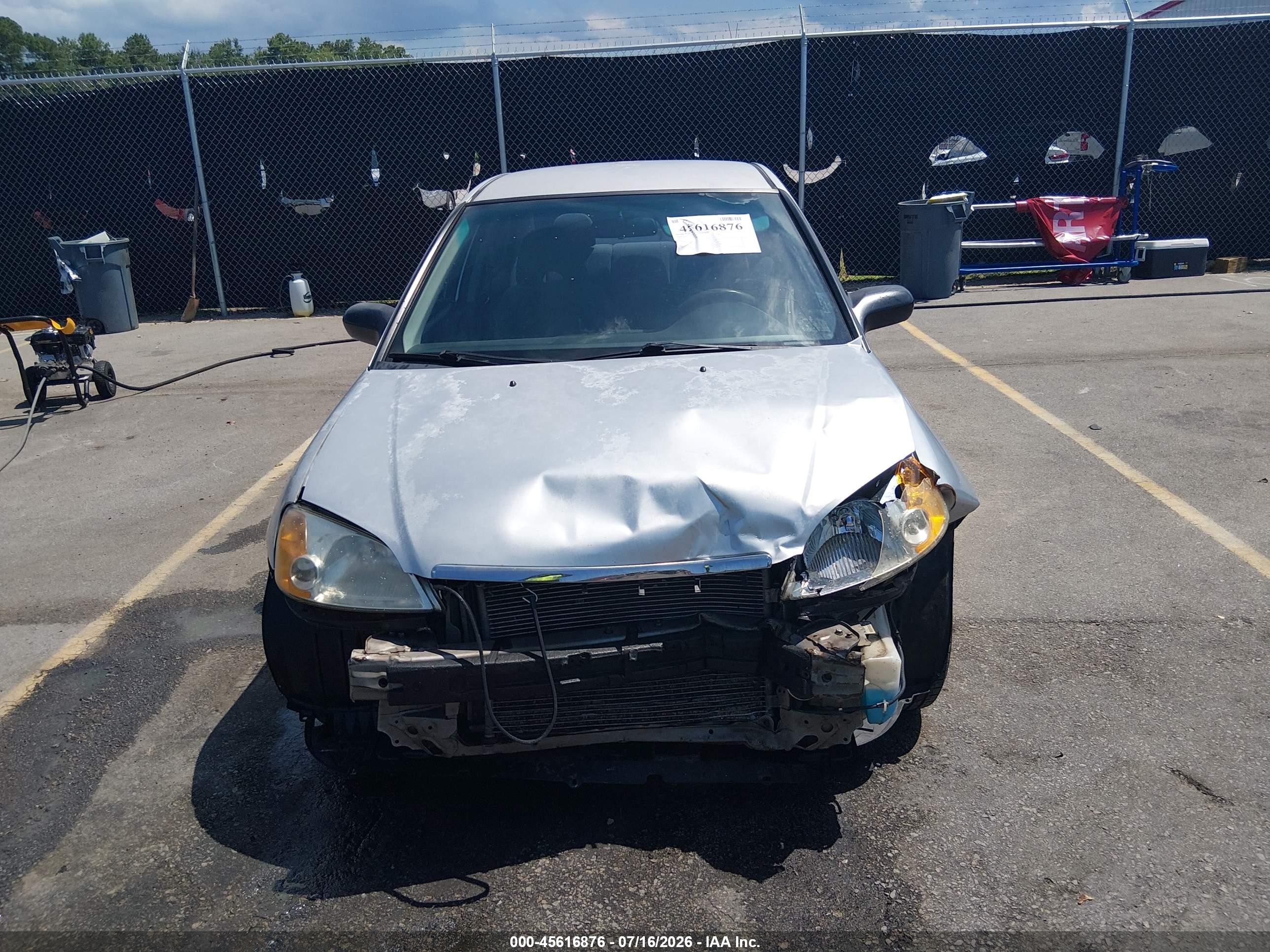 2003 Honda Civic Lx Silver vin: 2HGES16513H616459