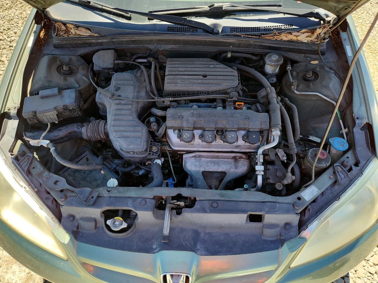 2004 Honda Civic Lx Green vin: 2HGES16514H514337