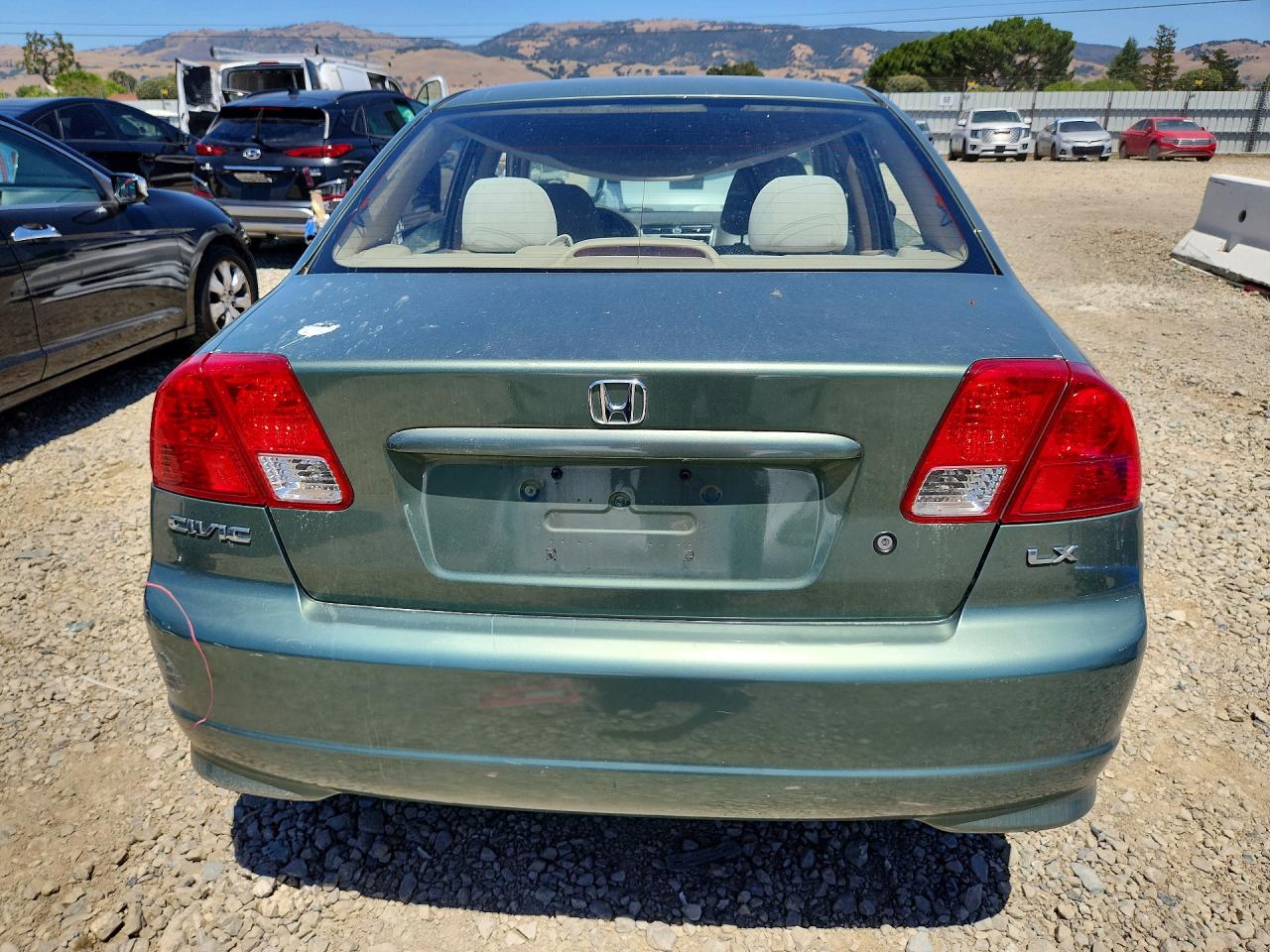 2004 Honda Civic Lx Green vin: 2HGES16514H514337