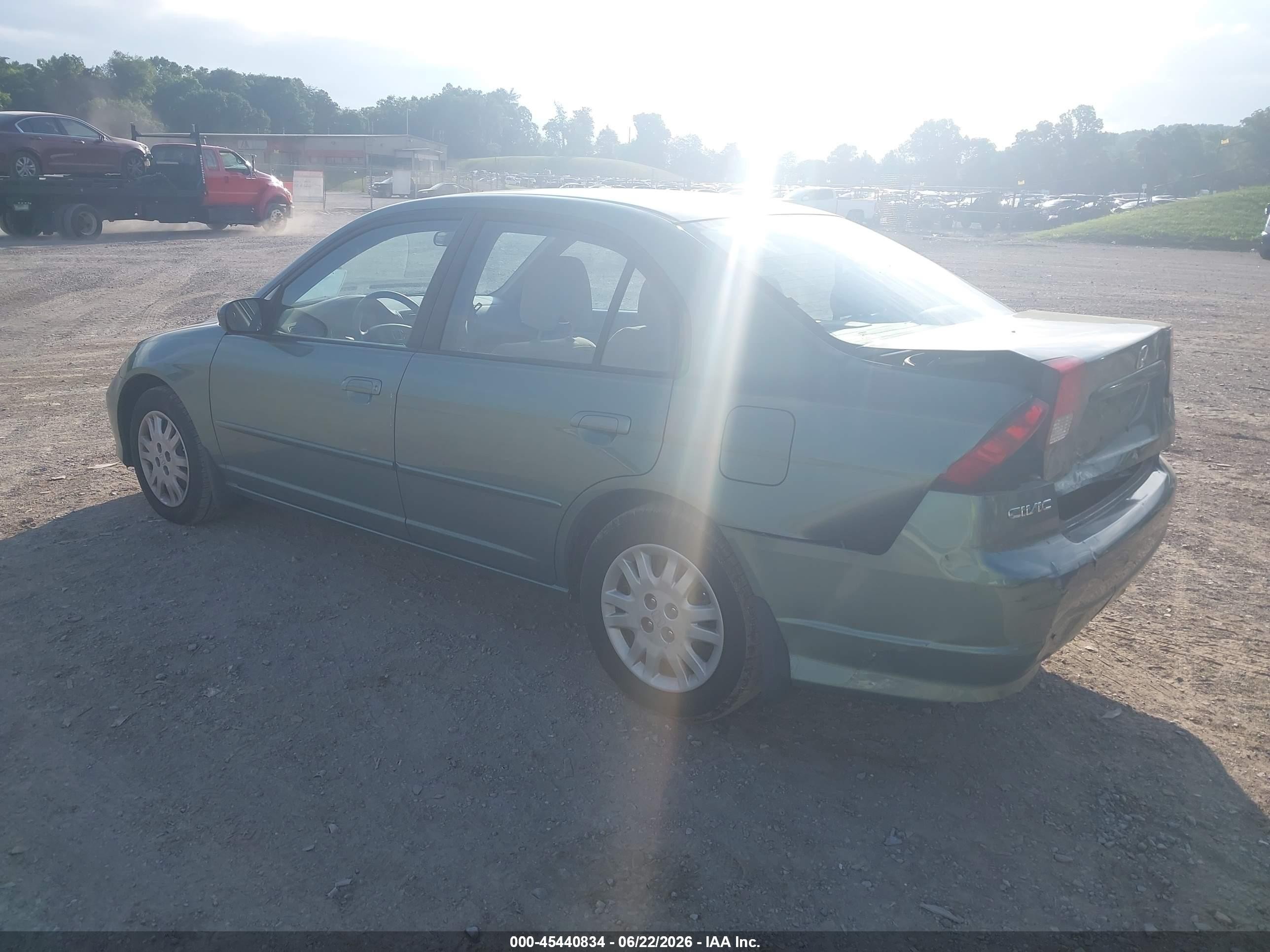 2004 Honda Civic Lx Green vin: 2HGES16514H634560