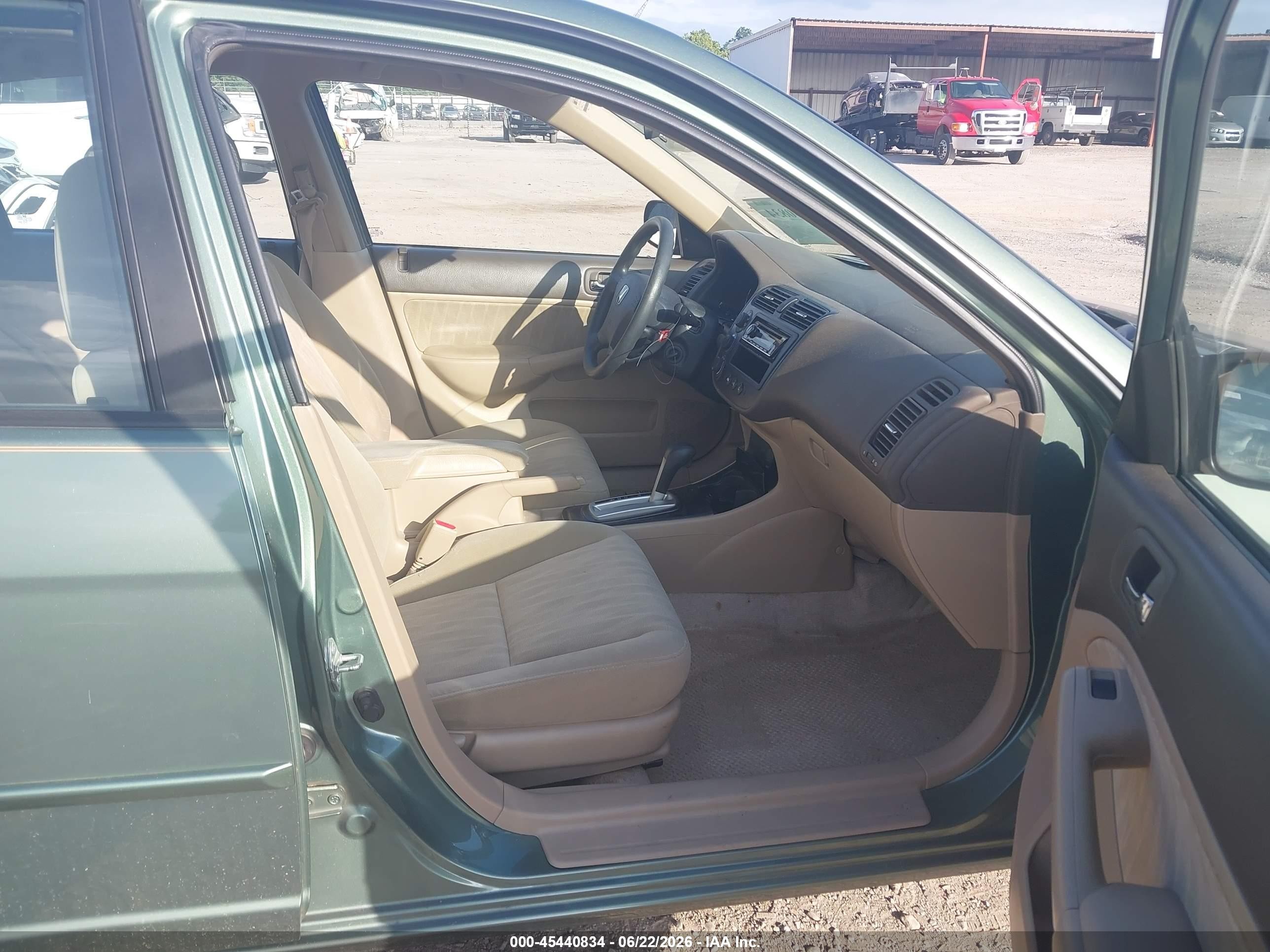 2004 Honda Civic Lx Green vin: 2HGES16514H634560