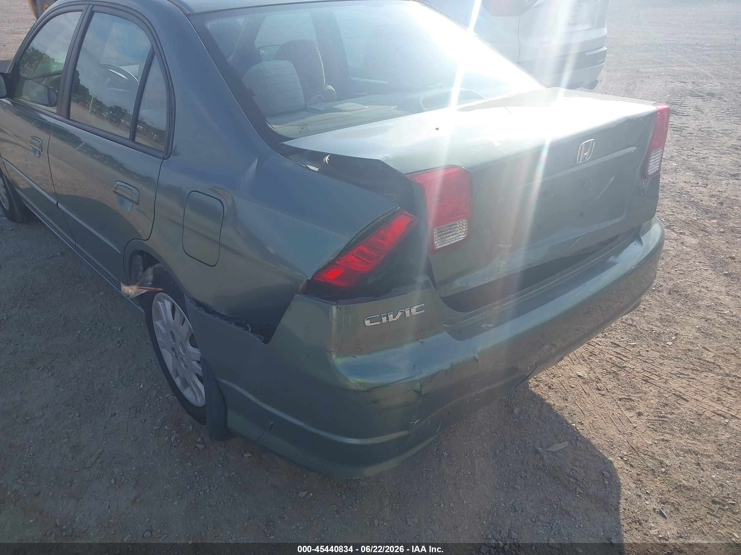 2004 Honda Civic Lx Green vin: 2HGES16514H634560