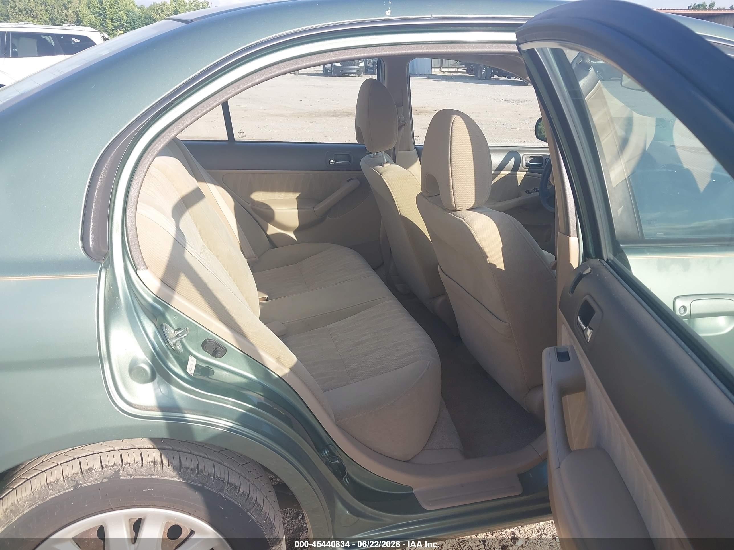 2004 Honda Civic Lx Green vin: 2HGES16514H634560