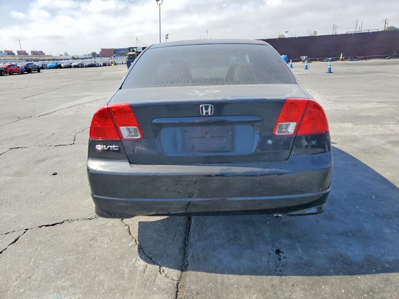 2005 Honda Civic Lx Black vin: 2HGES16515H513495