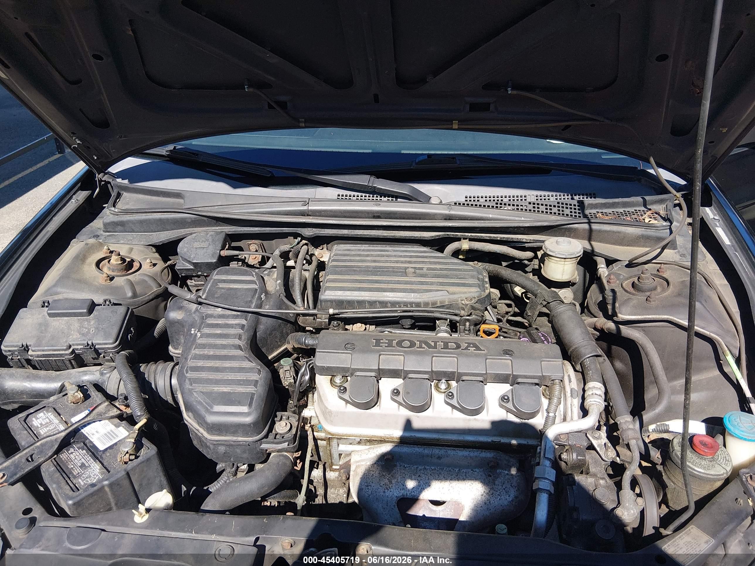 2005 Honda Civic Lx Black vin: 2HGES16515H599102