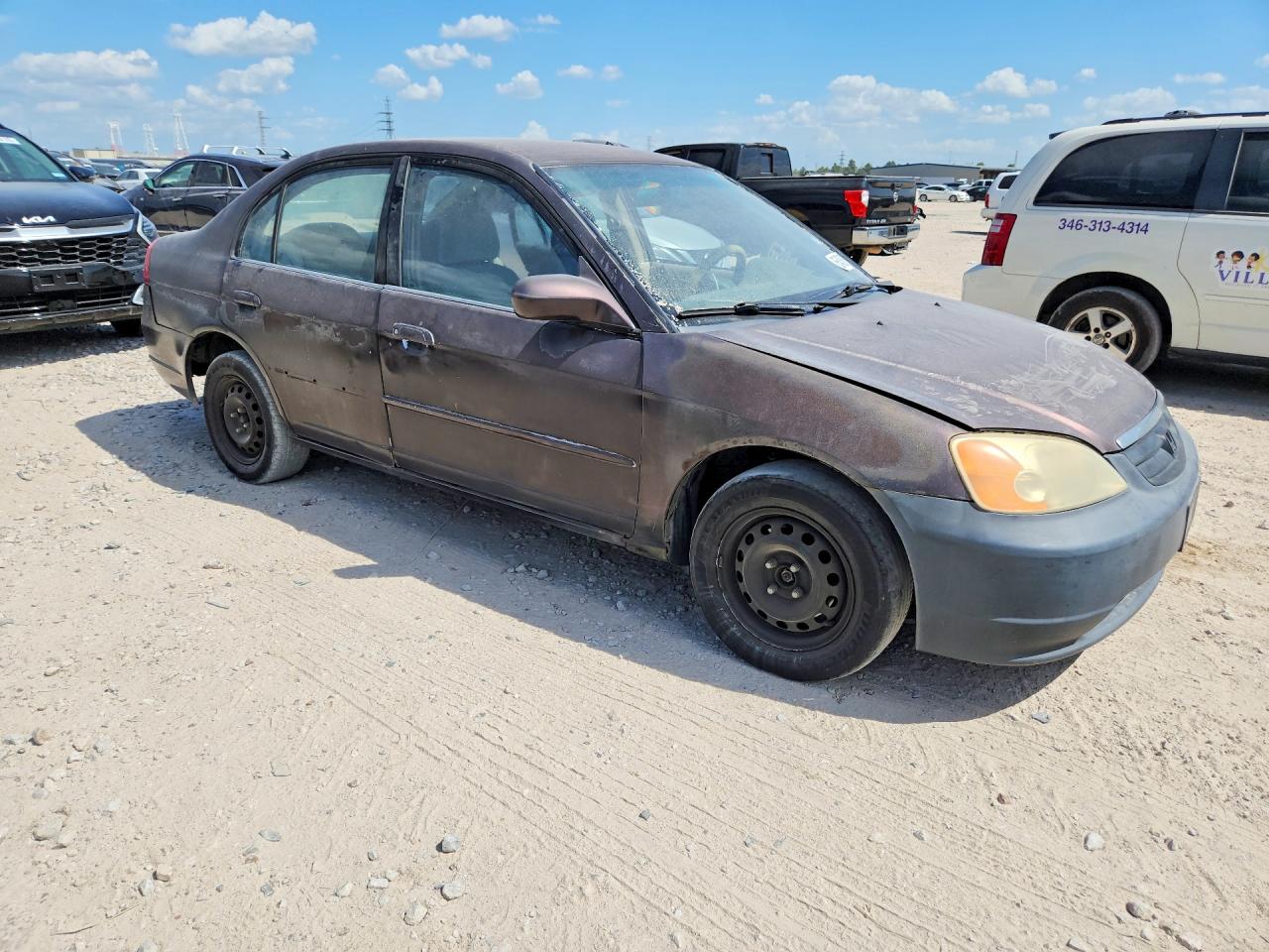 2001 Honda Civic Lx Maroon vin: 2HGES16521H521020