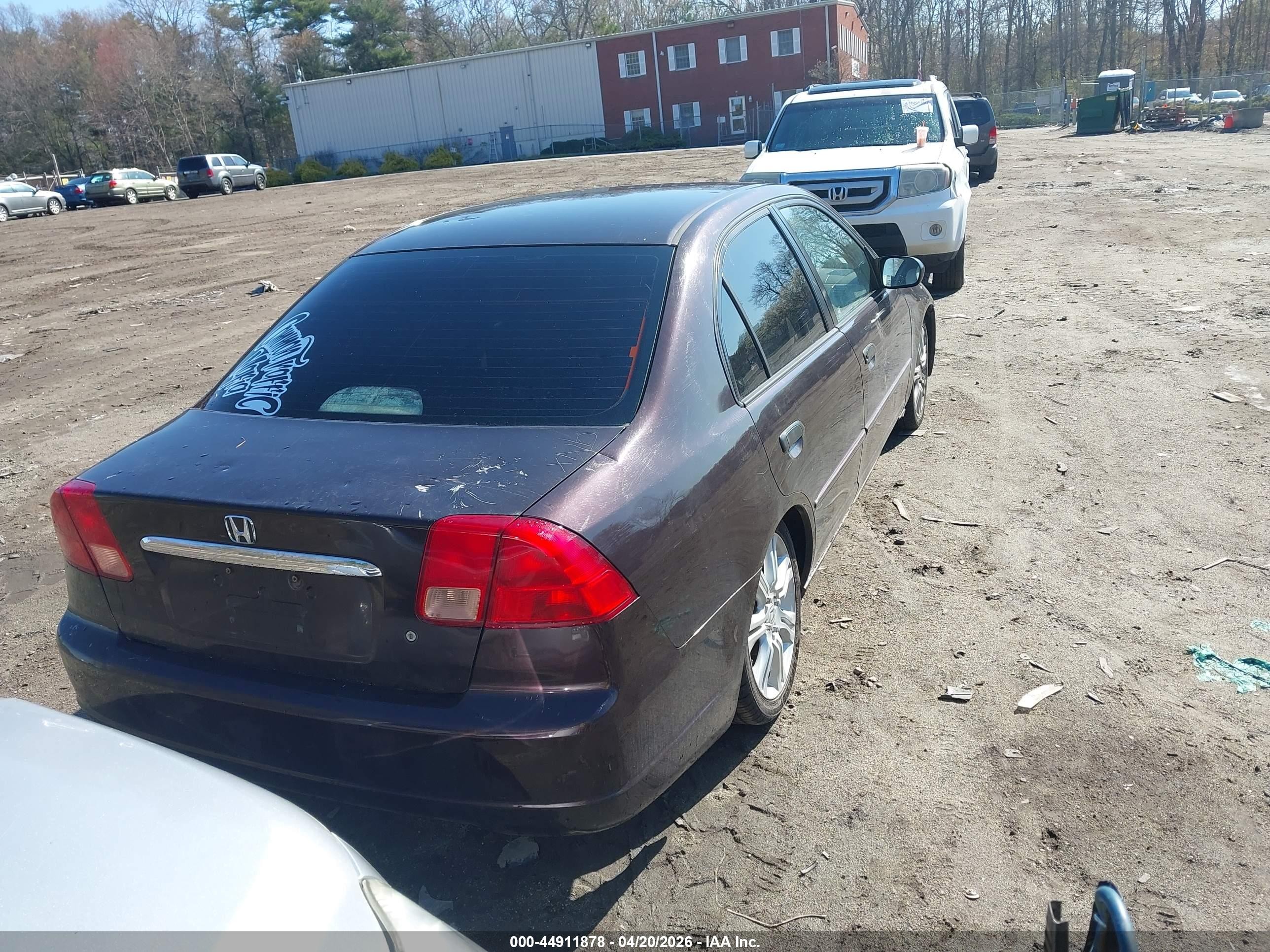 2001 Honda Civic Lx Purple vin: 2HGES16521H595571