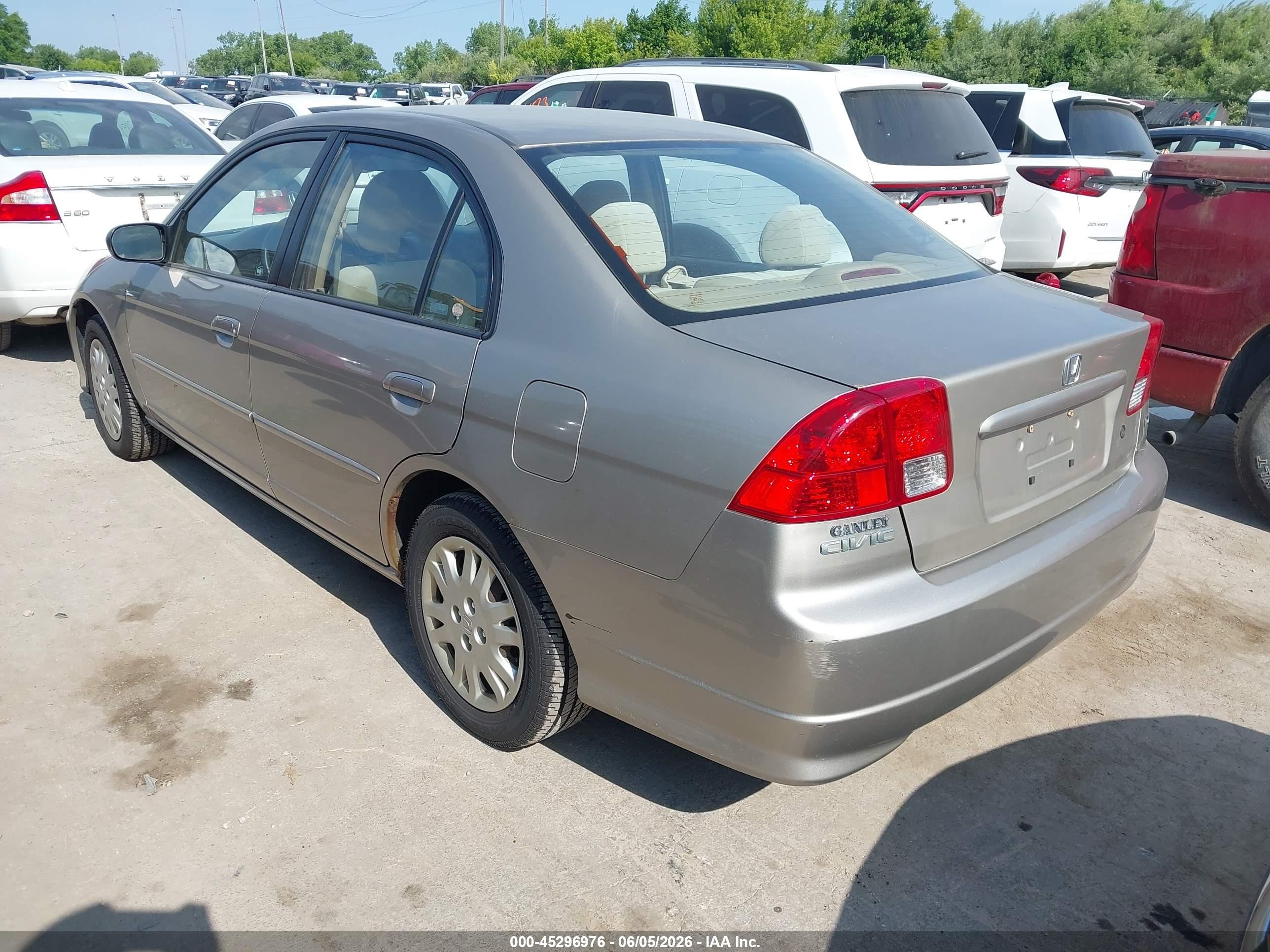 2004 Honda Civic Lx Gold vin: 2HGES16524H531292