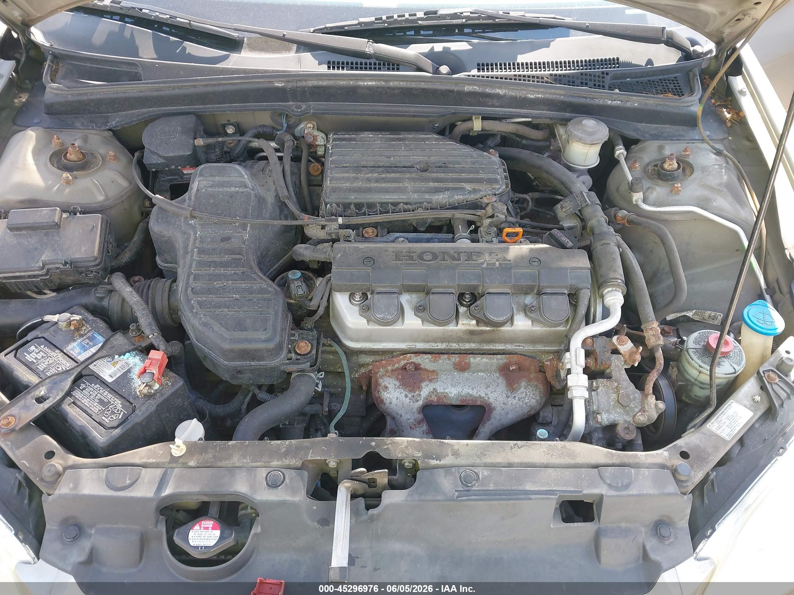 2004 Honda Civic Lx Gold vin: 2HGES16524H531292