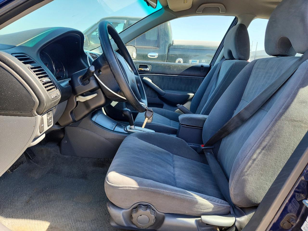 2004 Honda Civic Lx Blue vin: 2HGES16524H557360