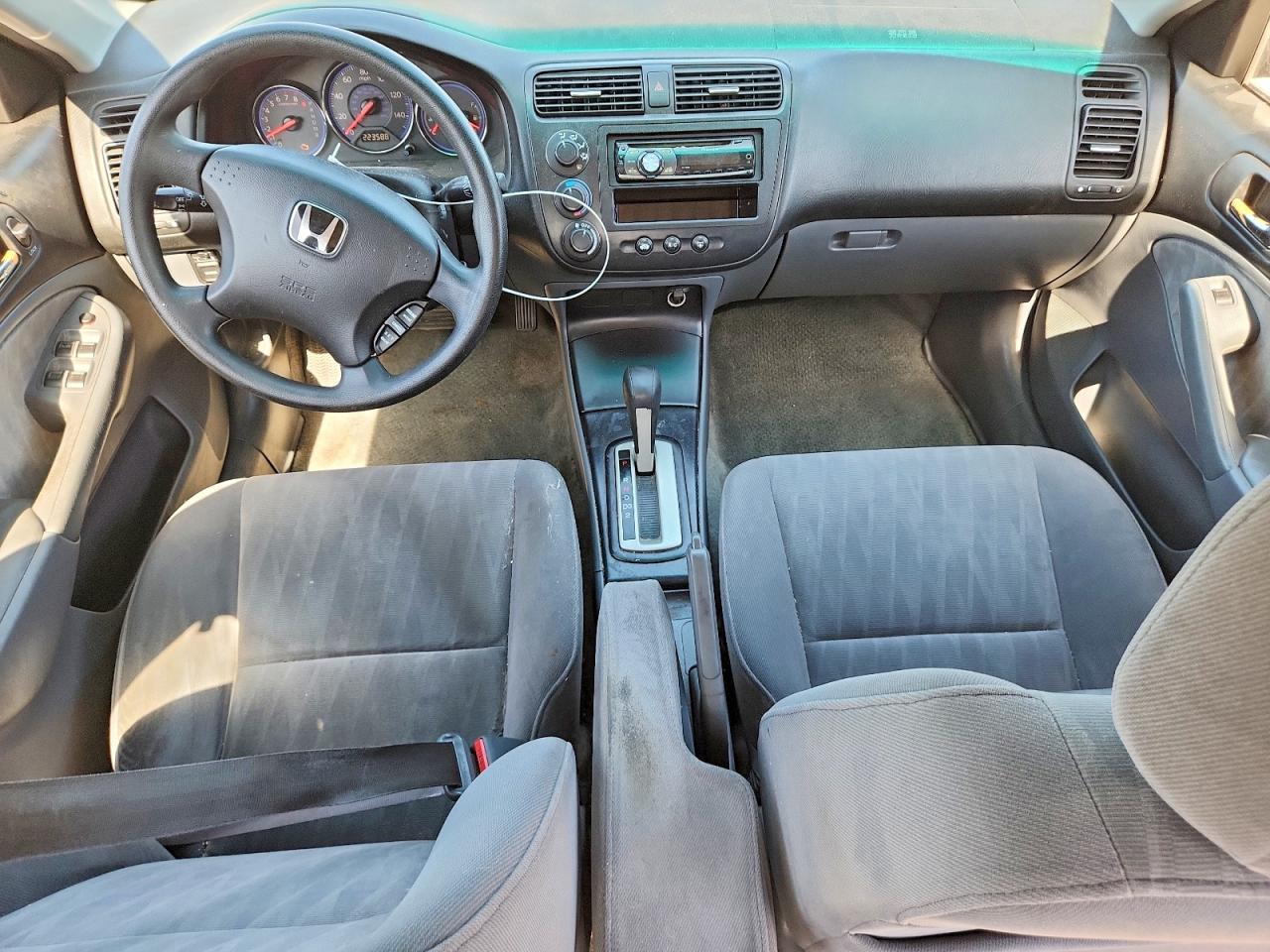 2004 Honda Civic Lx Blue vin: 2HGES16524H557360