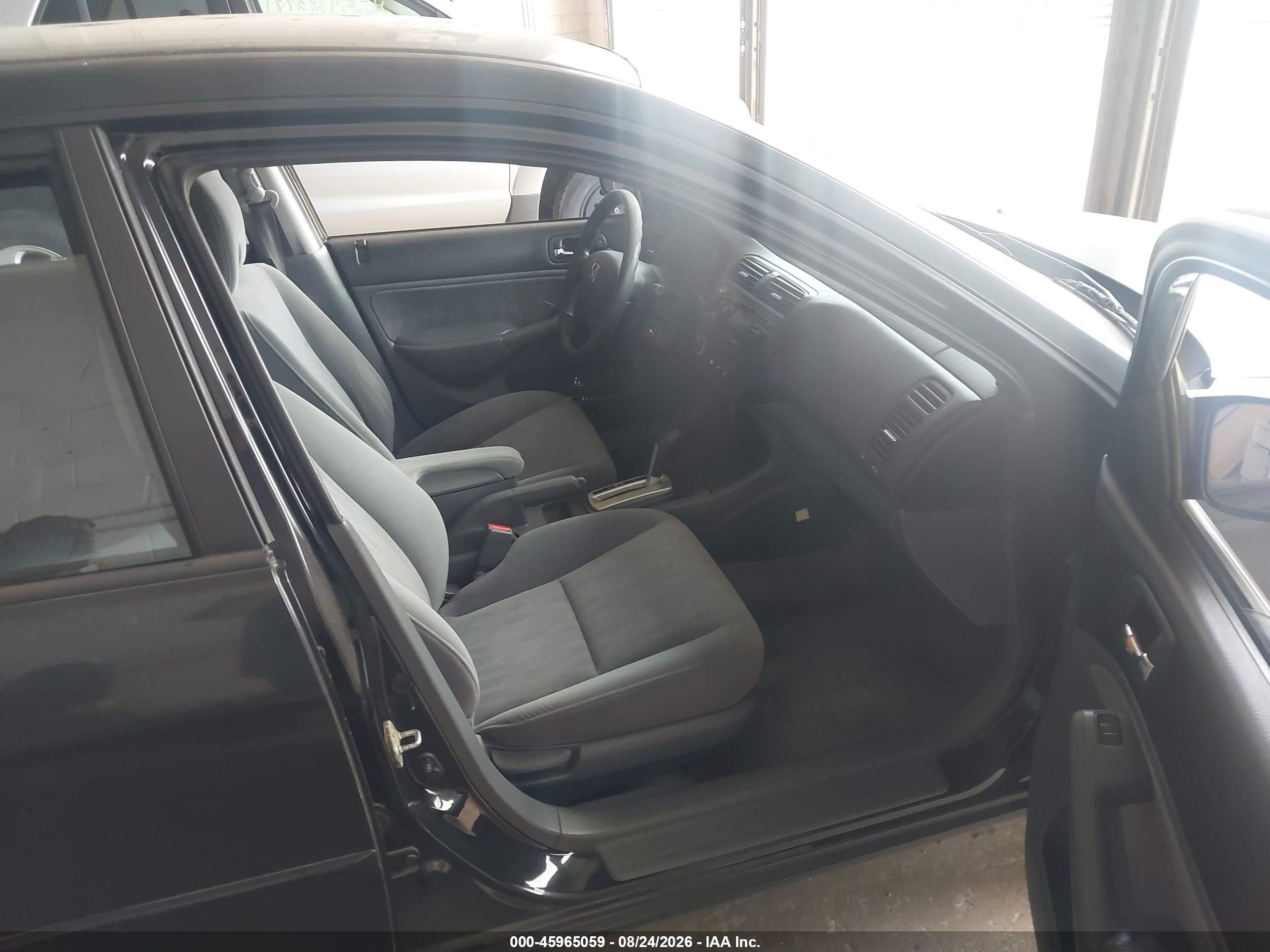 2004 Honda Civic Lx Gray vin: 2HGES16524H591993