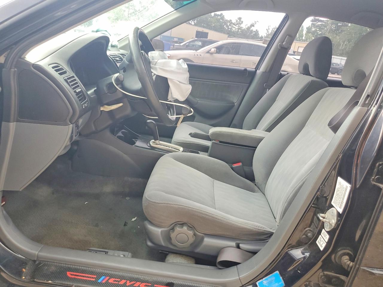 2005 Honda Civic Lx Black vin: 2HGES16525H514235