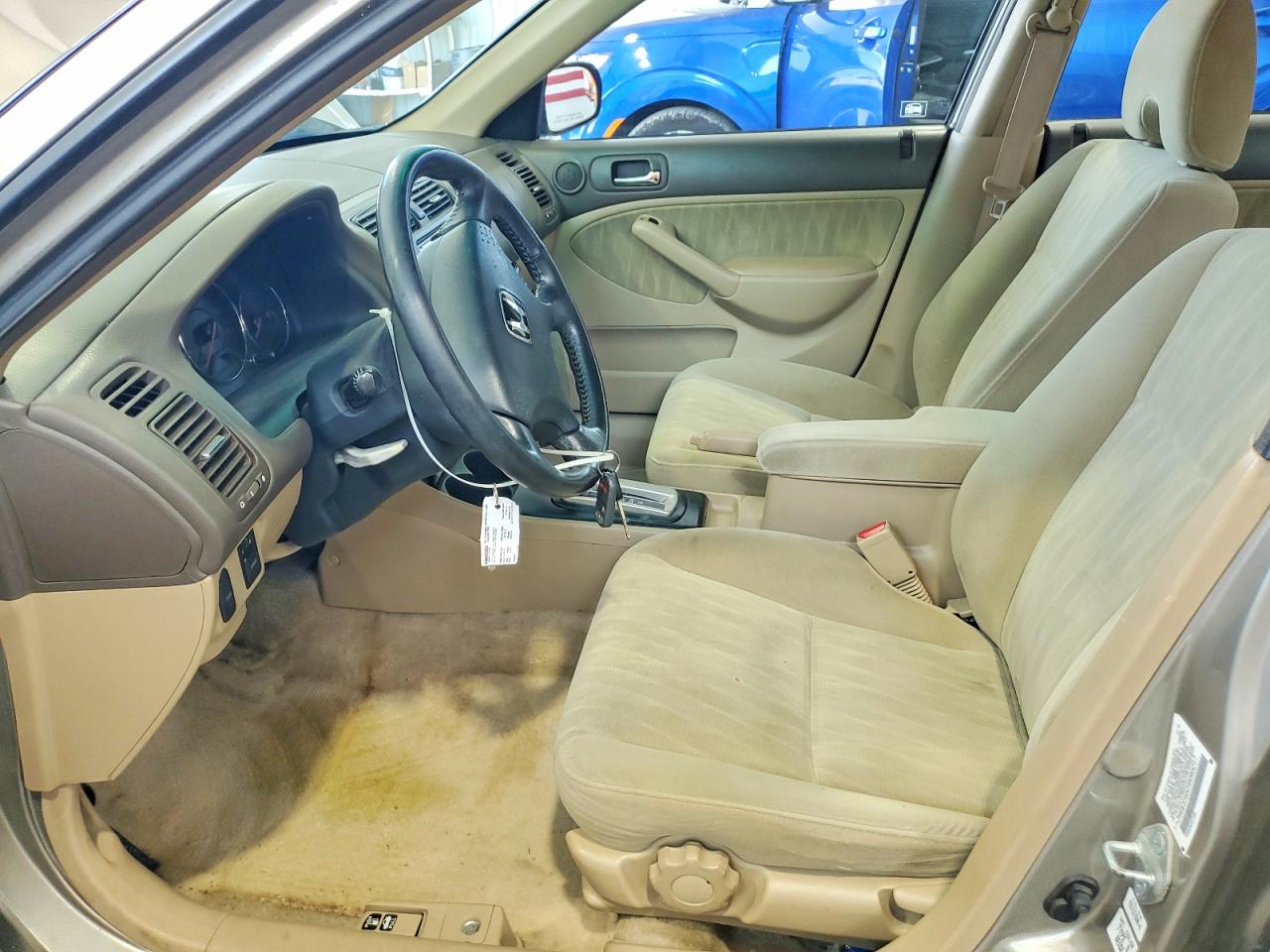 2005 Honda Civic Lx Tan vin: 2HGES16525H565217