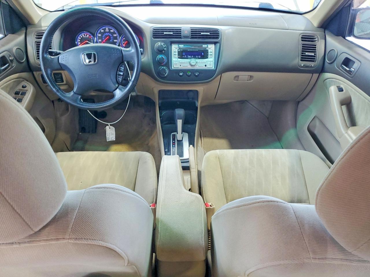 2005 Honda Civic Lx Tan vin: 2HGES16525H565217