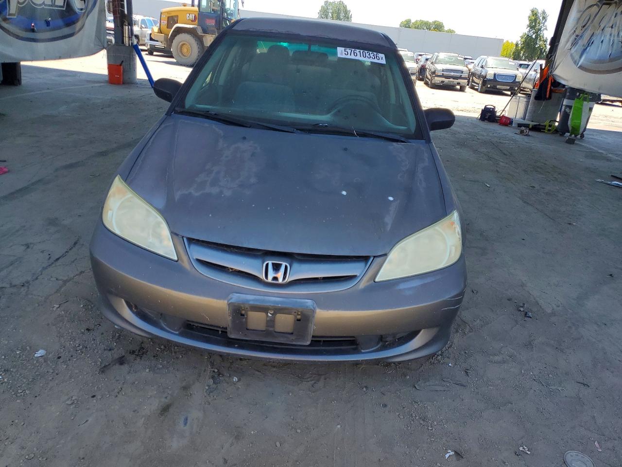 2005 Honda Civic Lx Серый vin: 2HGES16525H592479