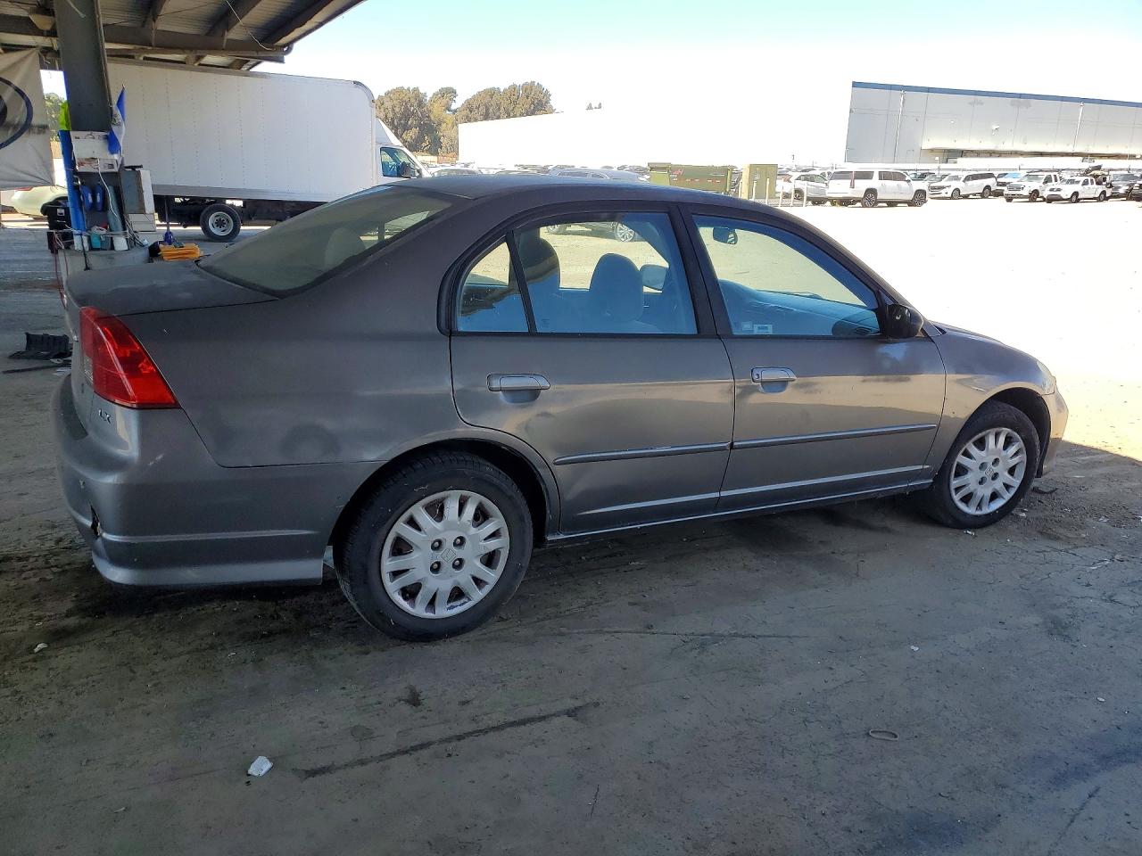 2005 Honda Civic Lx Серый vin: 2HGES16525H592479