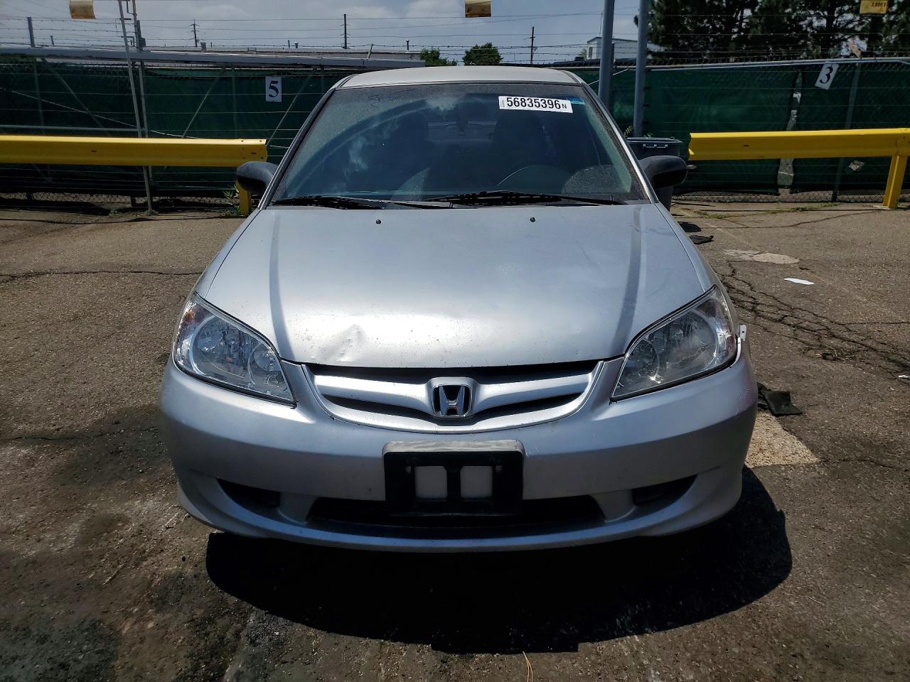 2005 Honda Civic Lx Серебряный vin: 2HGES16525H623391