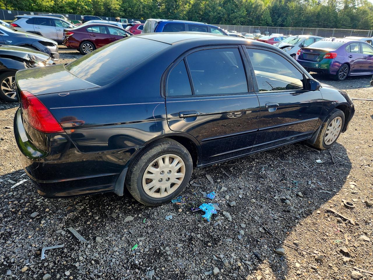 2005 Honda Civic Lx Черный vin: 2HGES16525H626002