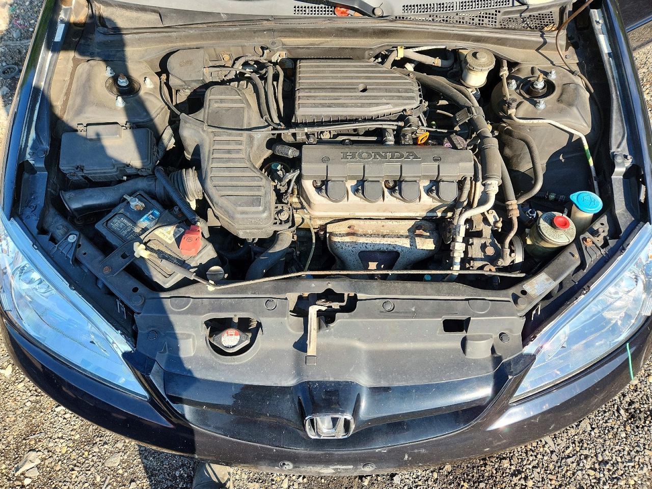 2005 Honda Civic Lx Черный vin: 2HGES16525H626002
