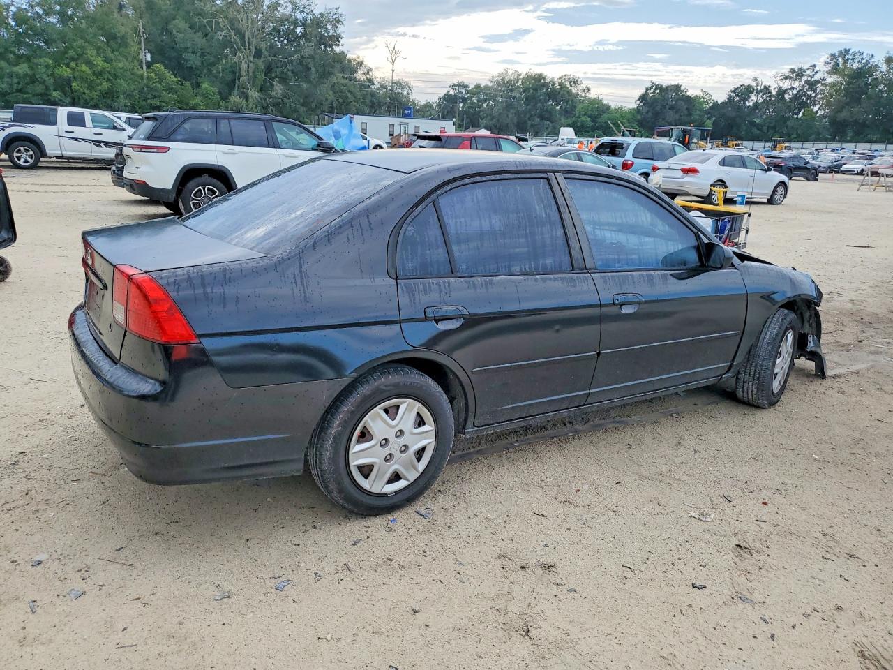 2005 Honda Civic Lx Черный vin: 2HGES16525H626548