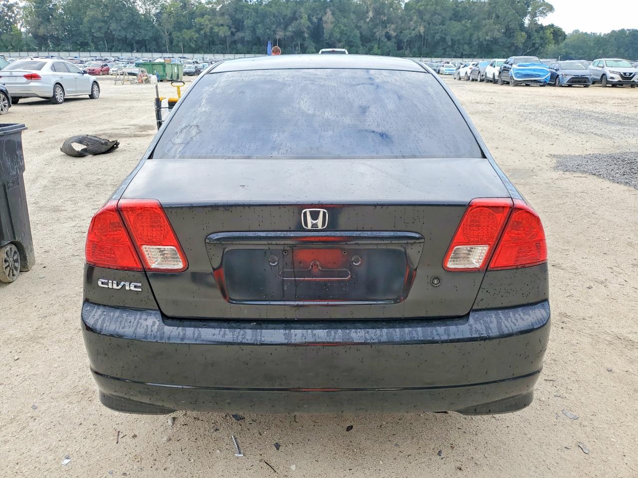 2005 Honda Civic Lx Черный vin: 2HGES16525H626548