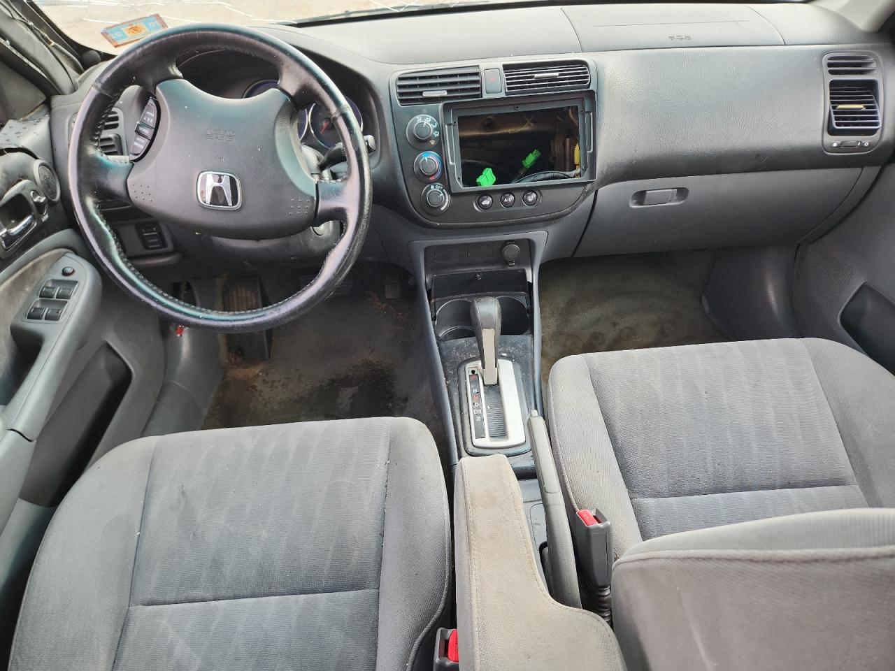 2005 Honda Civic Lx Gray vin: 2HGES16525H631202