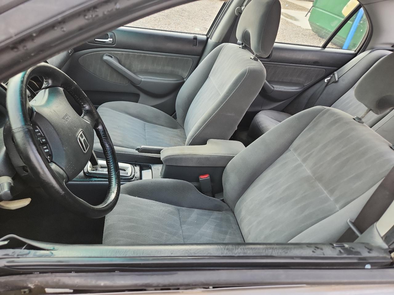2005 Honda Civic Lx Gray vin: 2HGES16525H631202