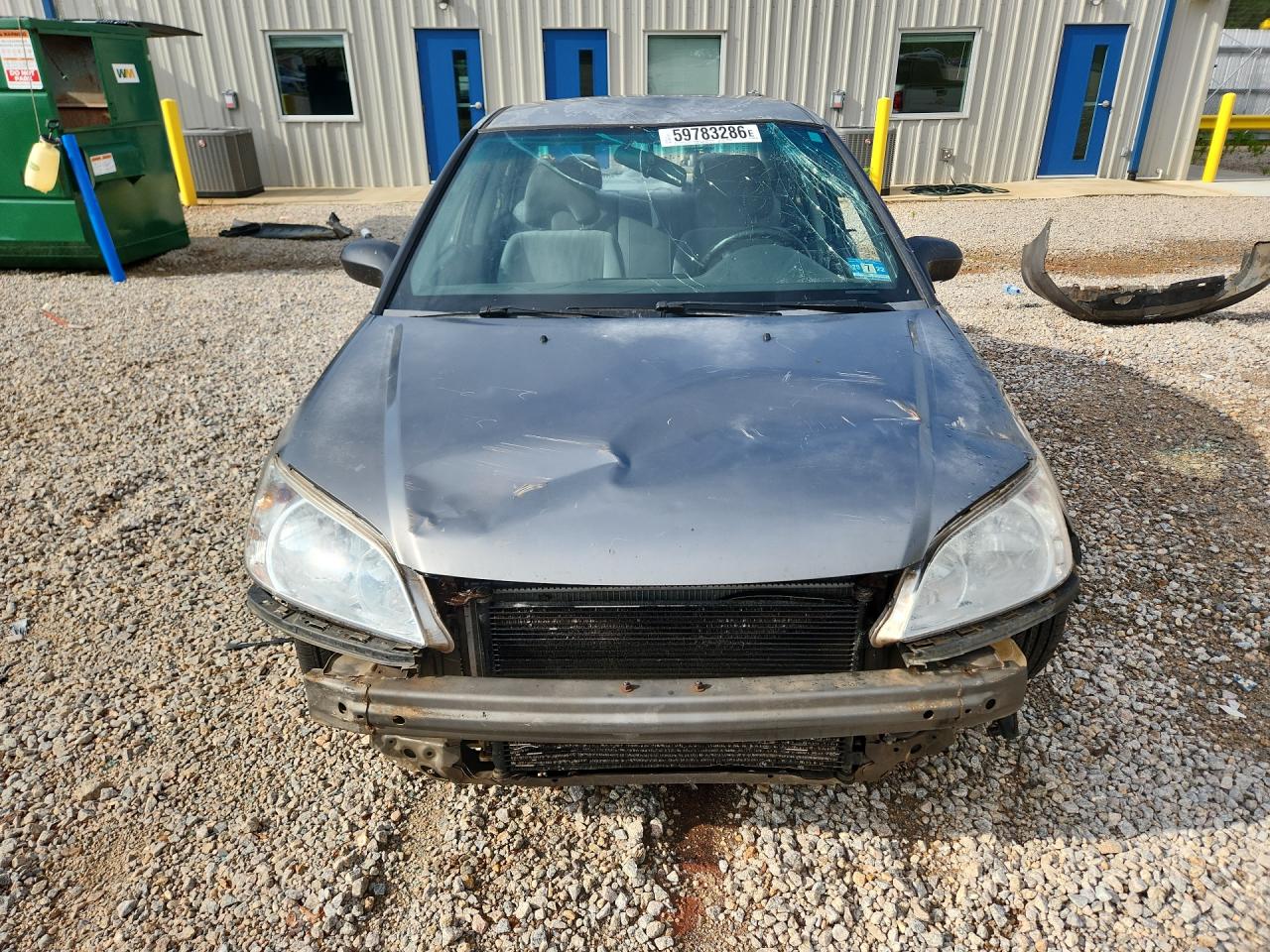 2005 Honda Civic Lx Gray vin: 2HGES16525H631202