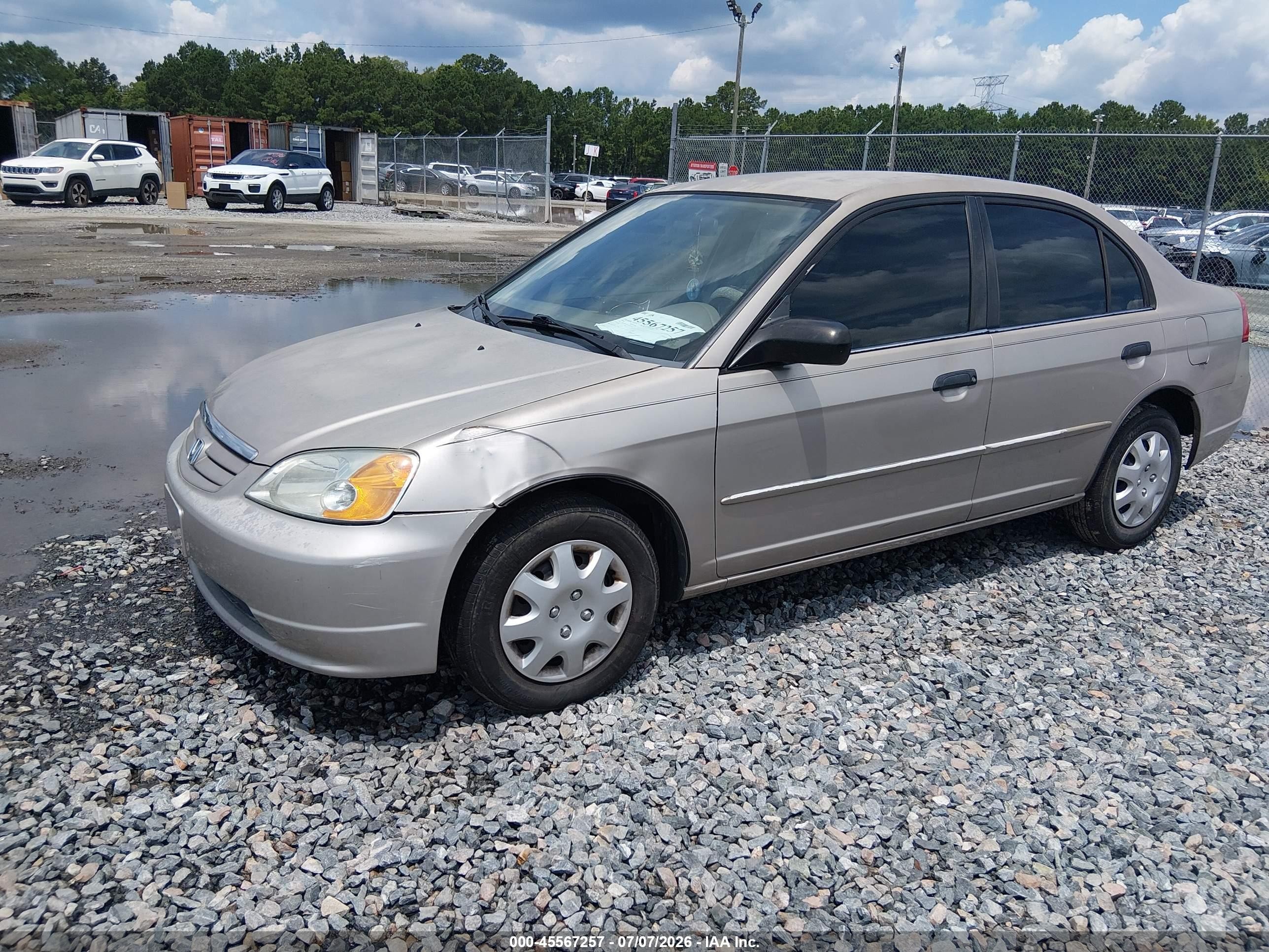 2001 Honda Civic Lx Gold vin: 2HGES16531H538537