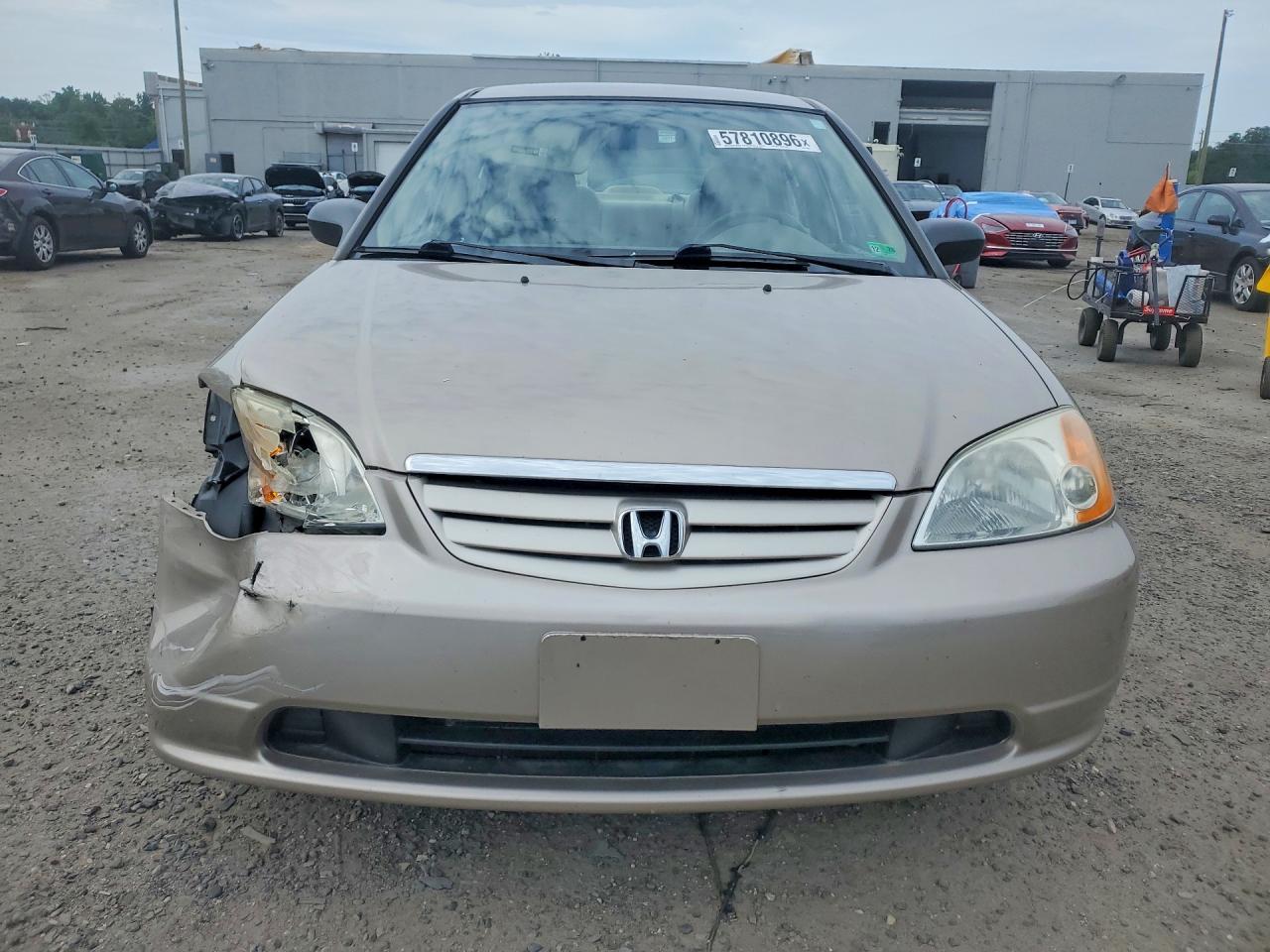 2002 Honda Civic Lx Tan vin: 2HGES16532H514854